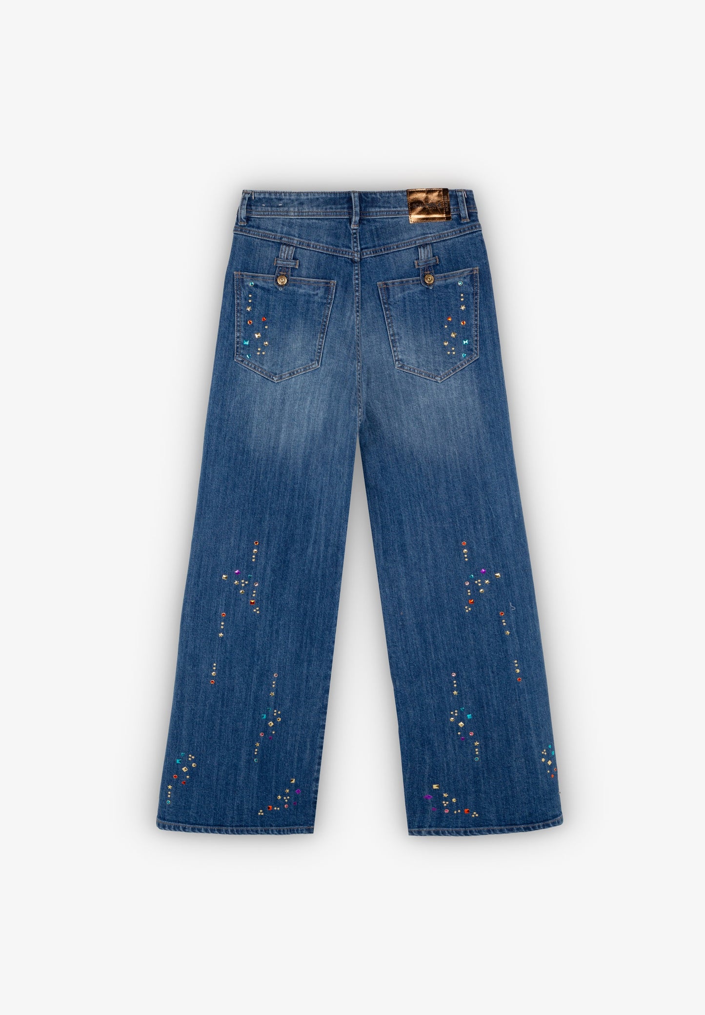 FULL LENGTH JEANS WITH STUDS