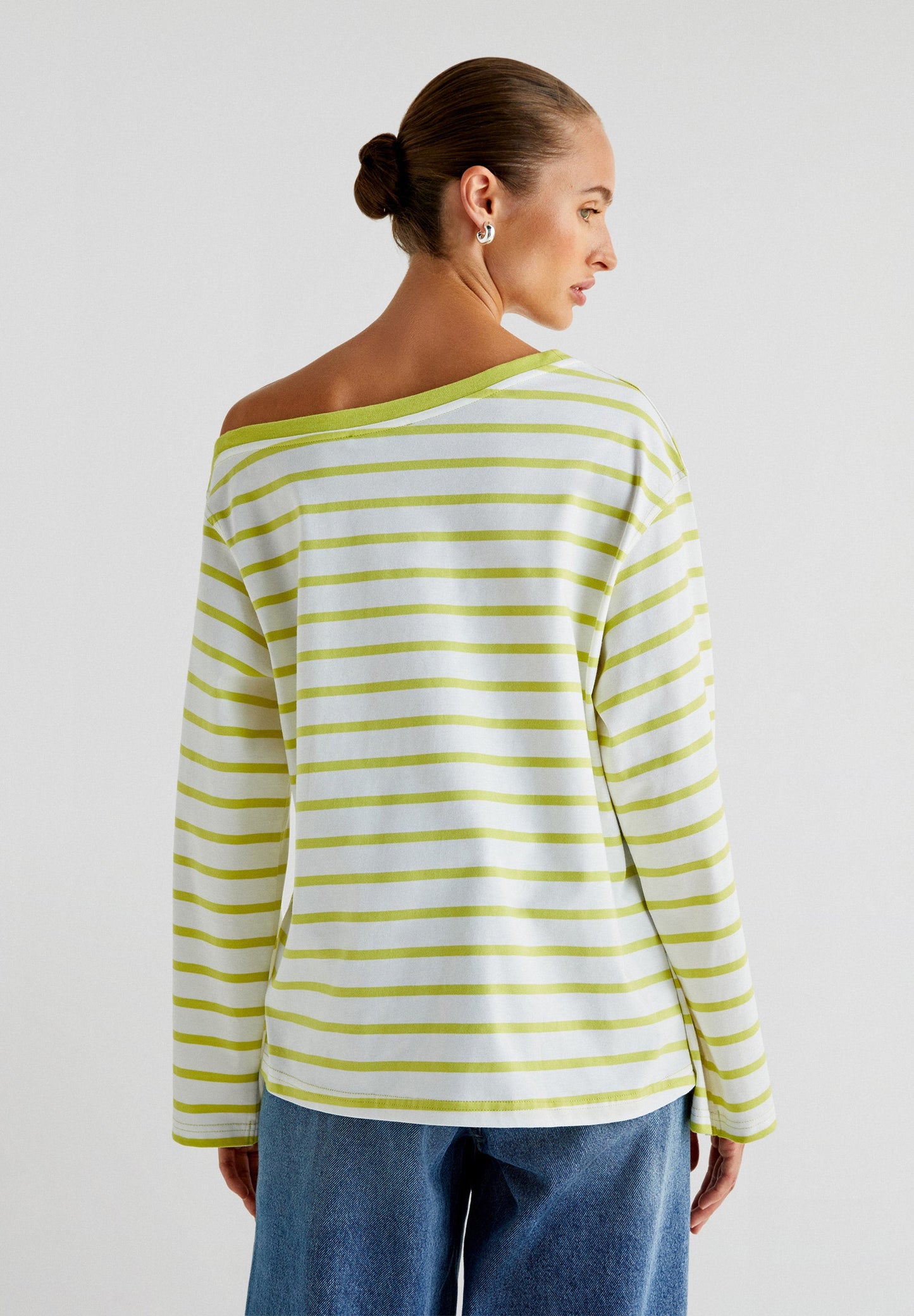 ASY STRIPES LS TEE