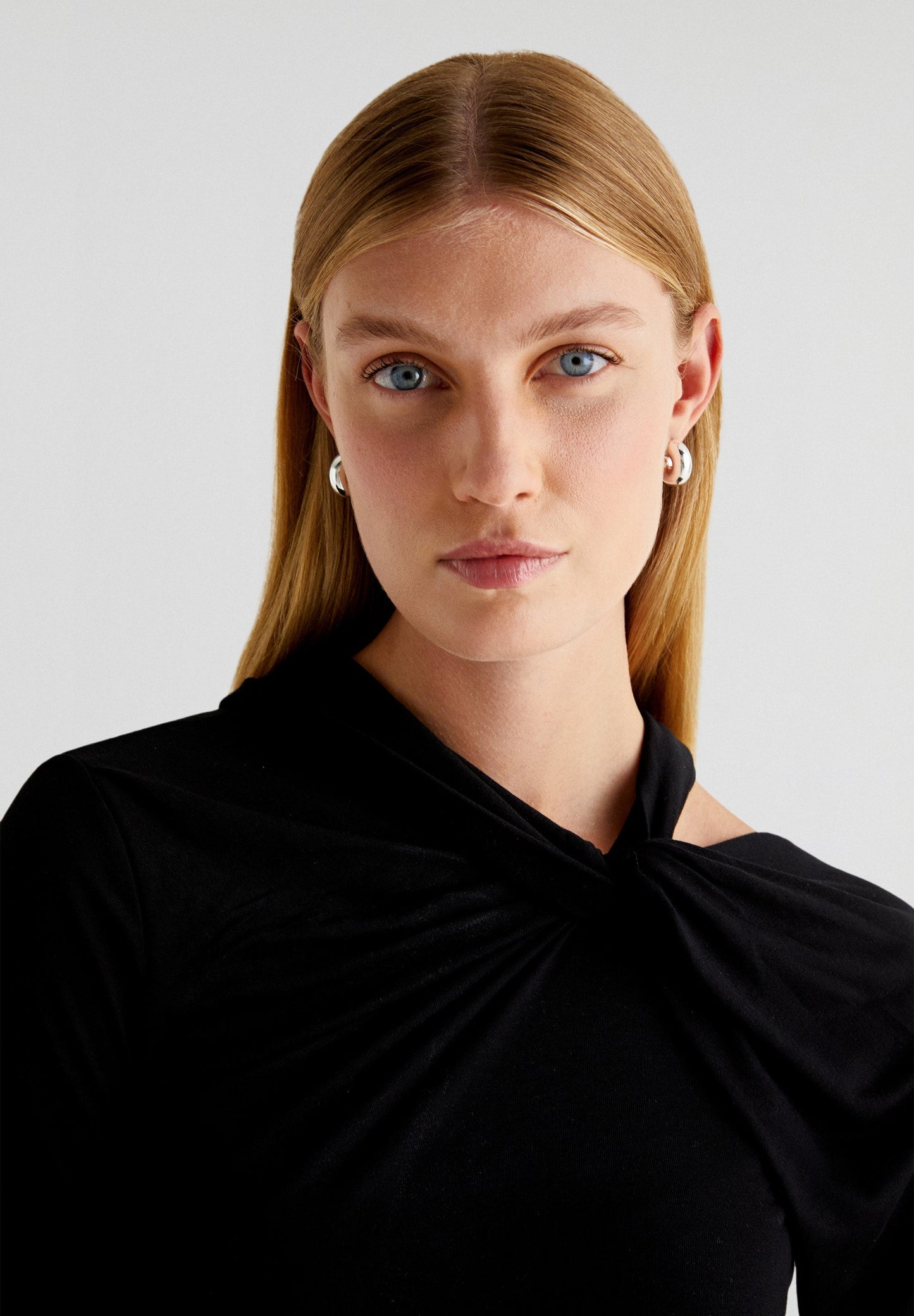 JERSEY KNOT ASY DRESS