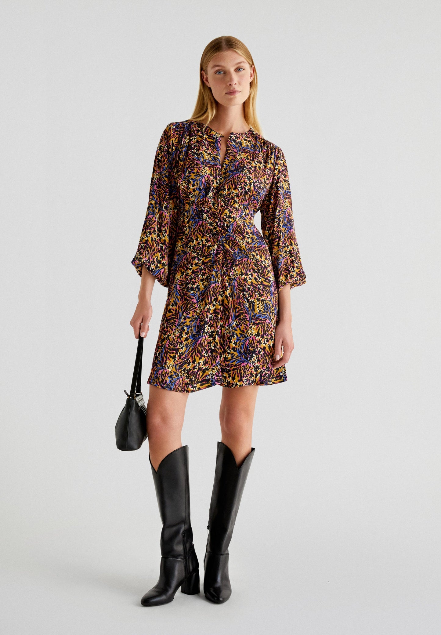 CORDE PRINT DRESS