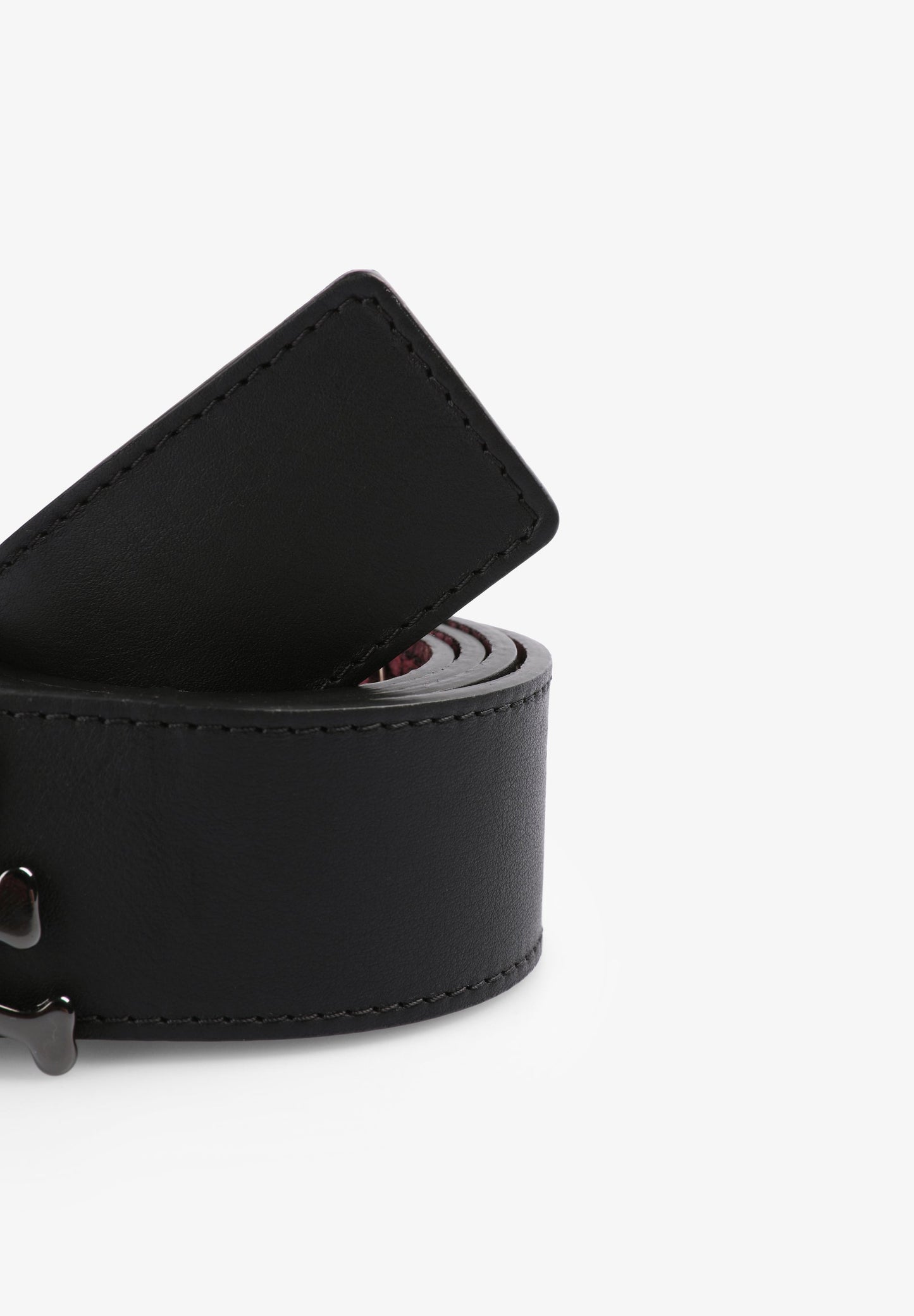 REVERSIBLE BELT WITH SKULL