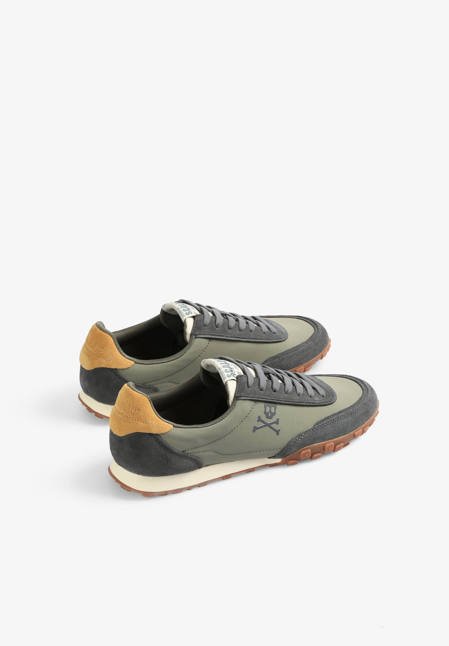 LOW SNEAKERS WITH SKULL PRINT