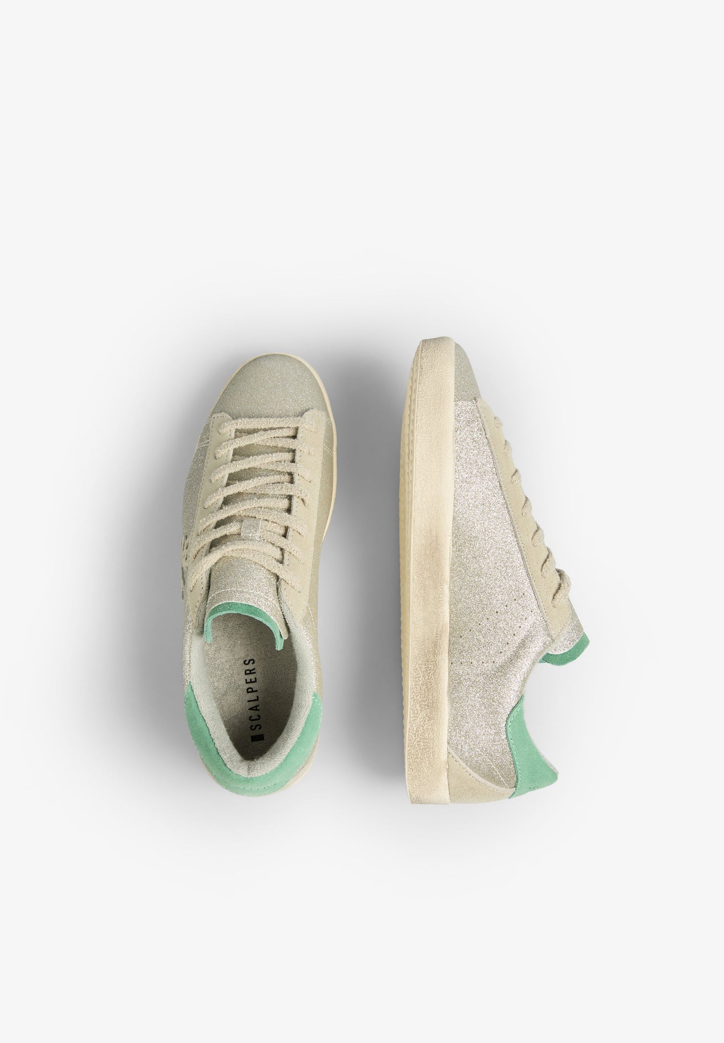 GLITTER LOW-TOP SNEAKERS