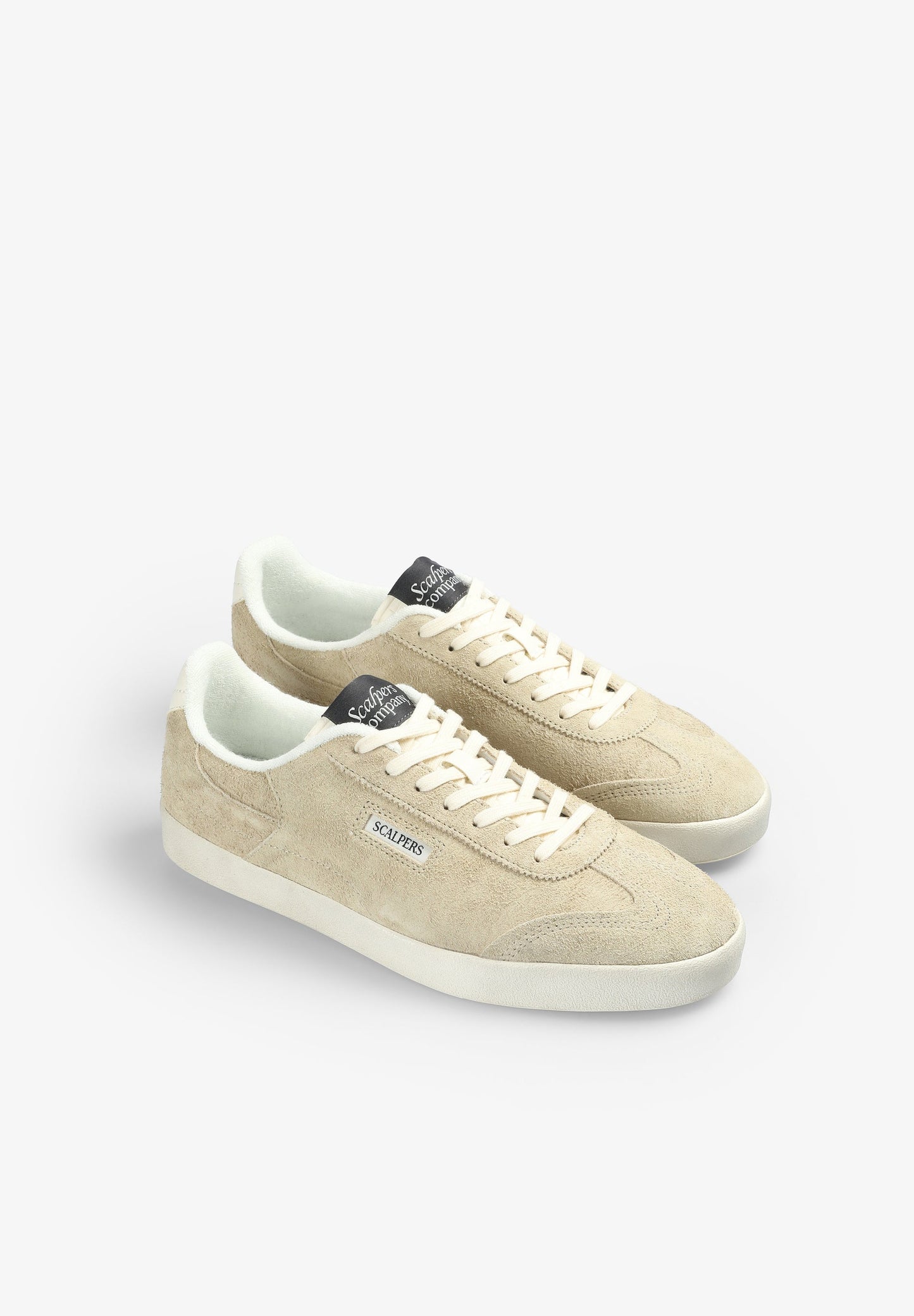 LOW-TOP SNEAKERS IN BRUSHED SPLIT SUEDE