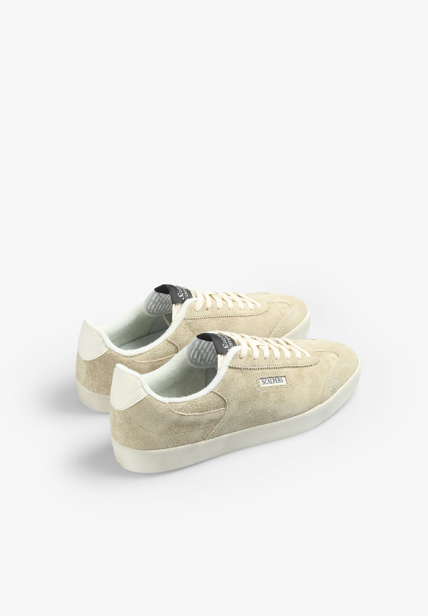 LOW-TOP SNEAKERS IN BRUSHED SPLIT SUEDE