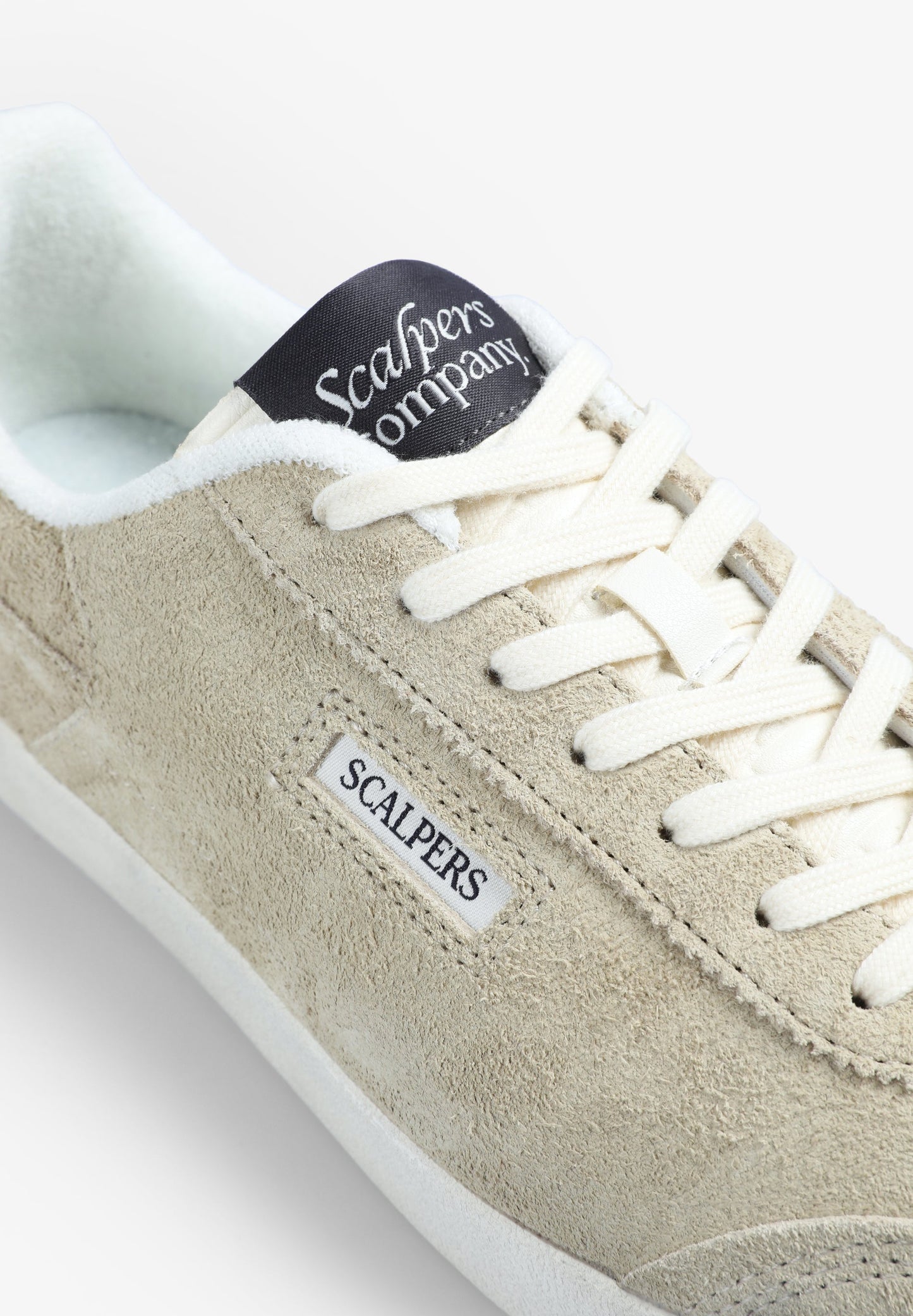 LOW-TOP SNEAKERS IN BRUSHED SPLIT SUEDE