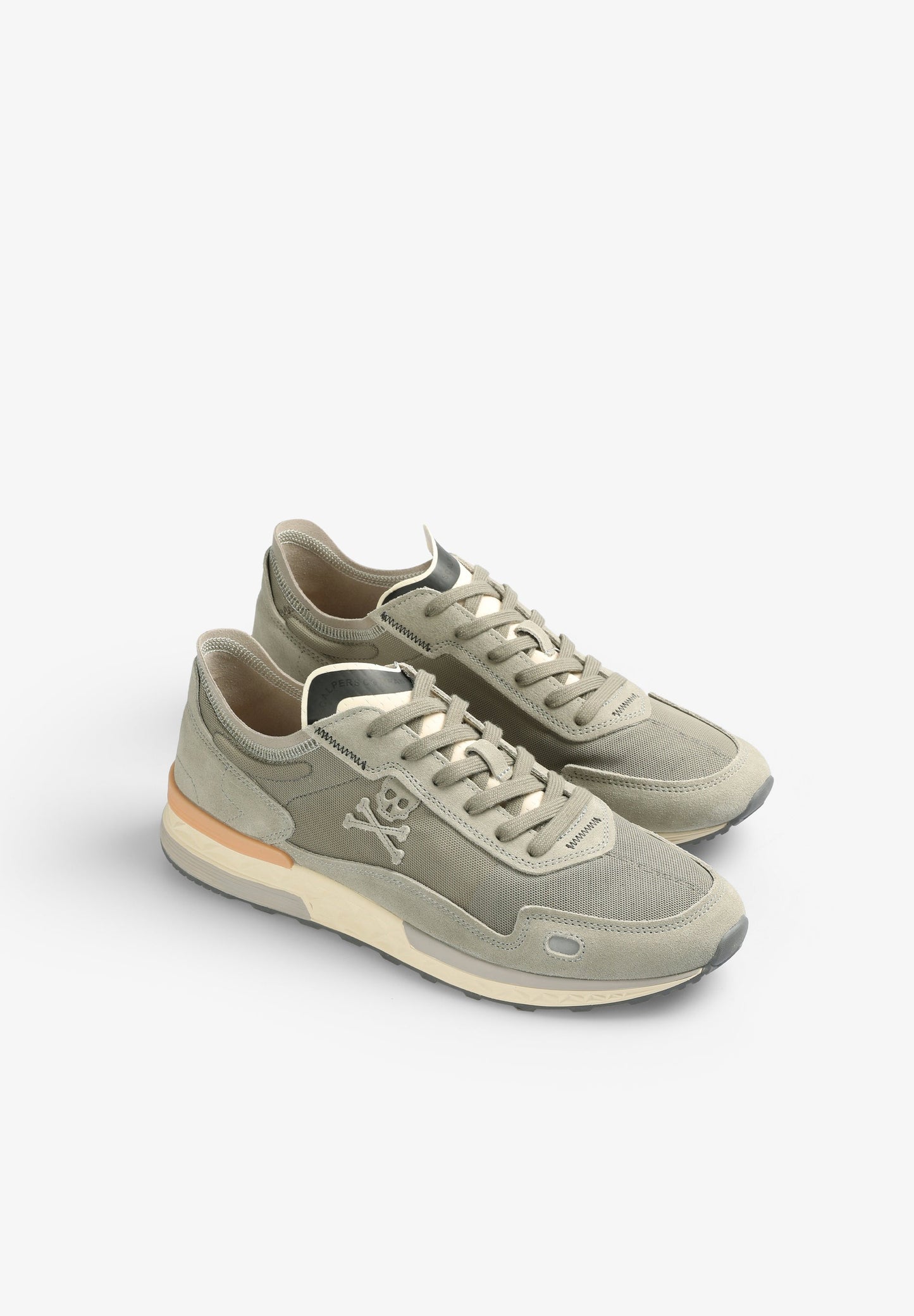 SNEAKERS WITH SUEDE SKULL DETAILS