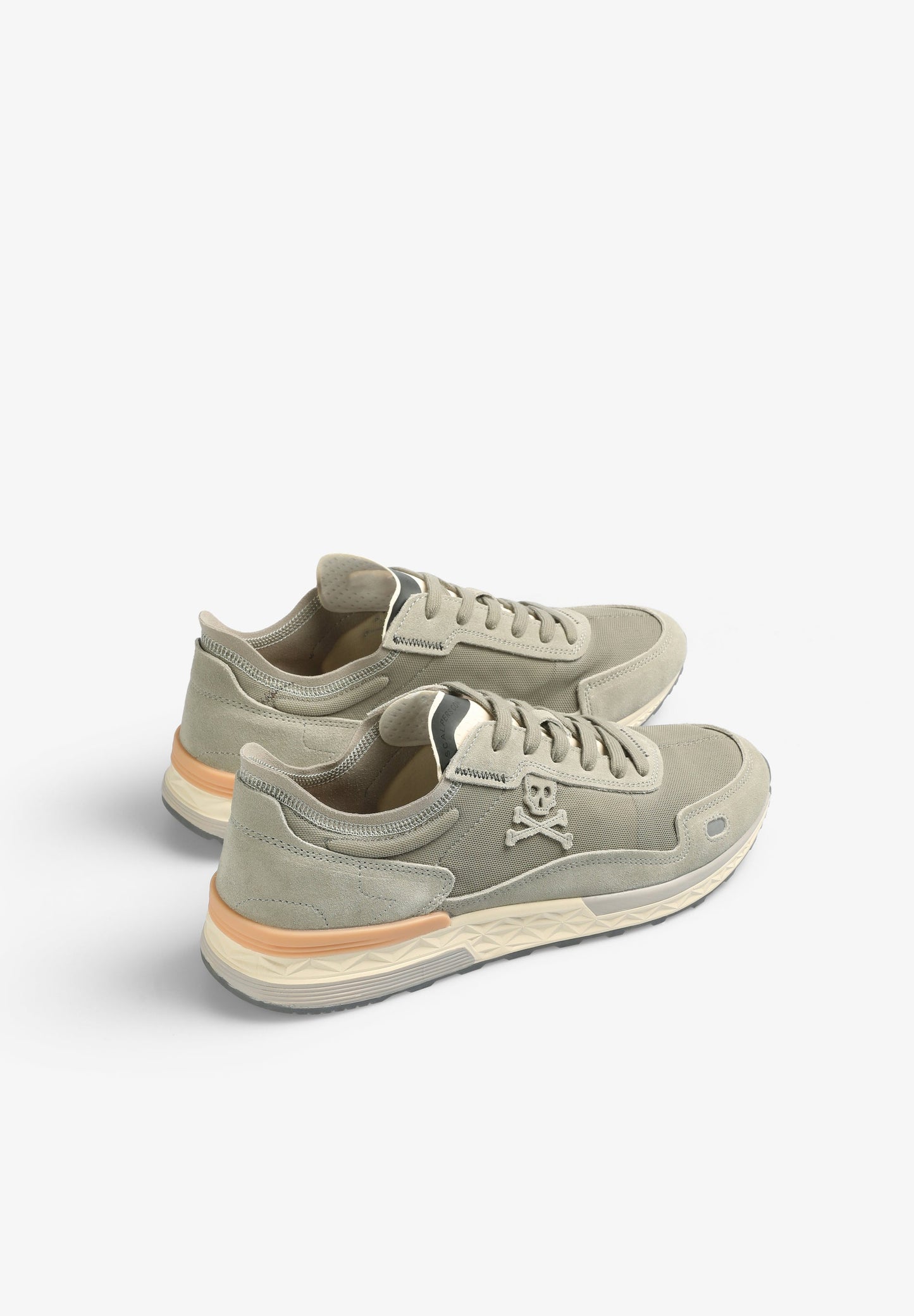 SNEAKERS WITH SUEDE SKULL DETAILS