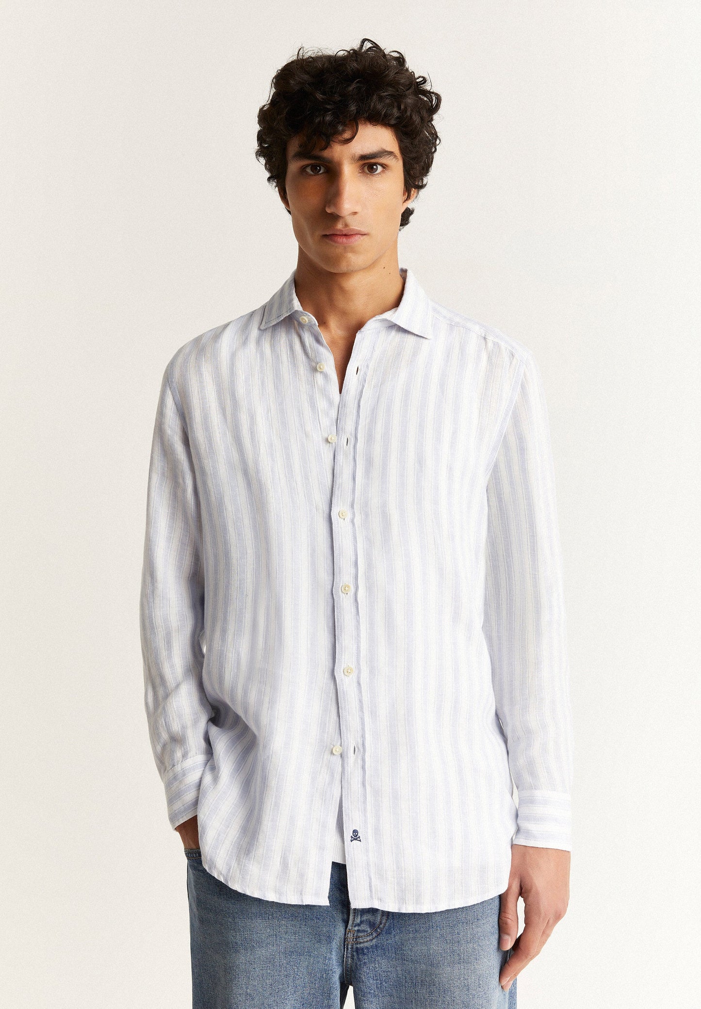 STRIPED LINEN SHIRT