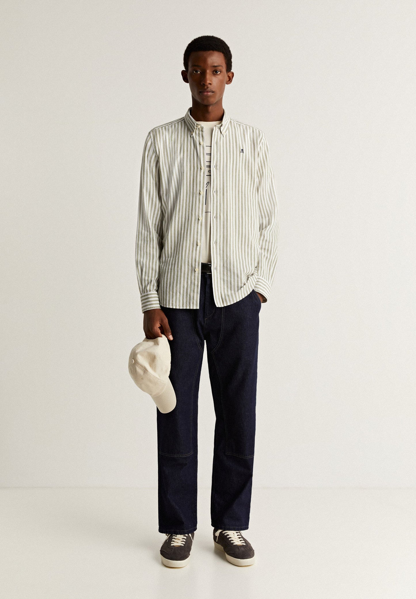 CHEMISE RAYURES COL BOUTONNÉ