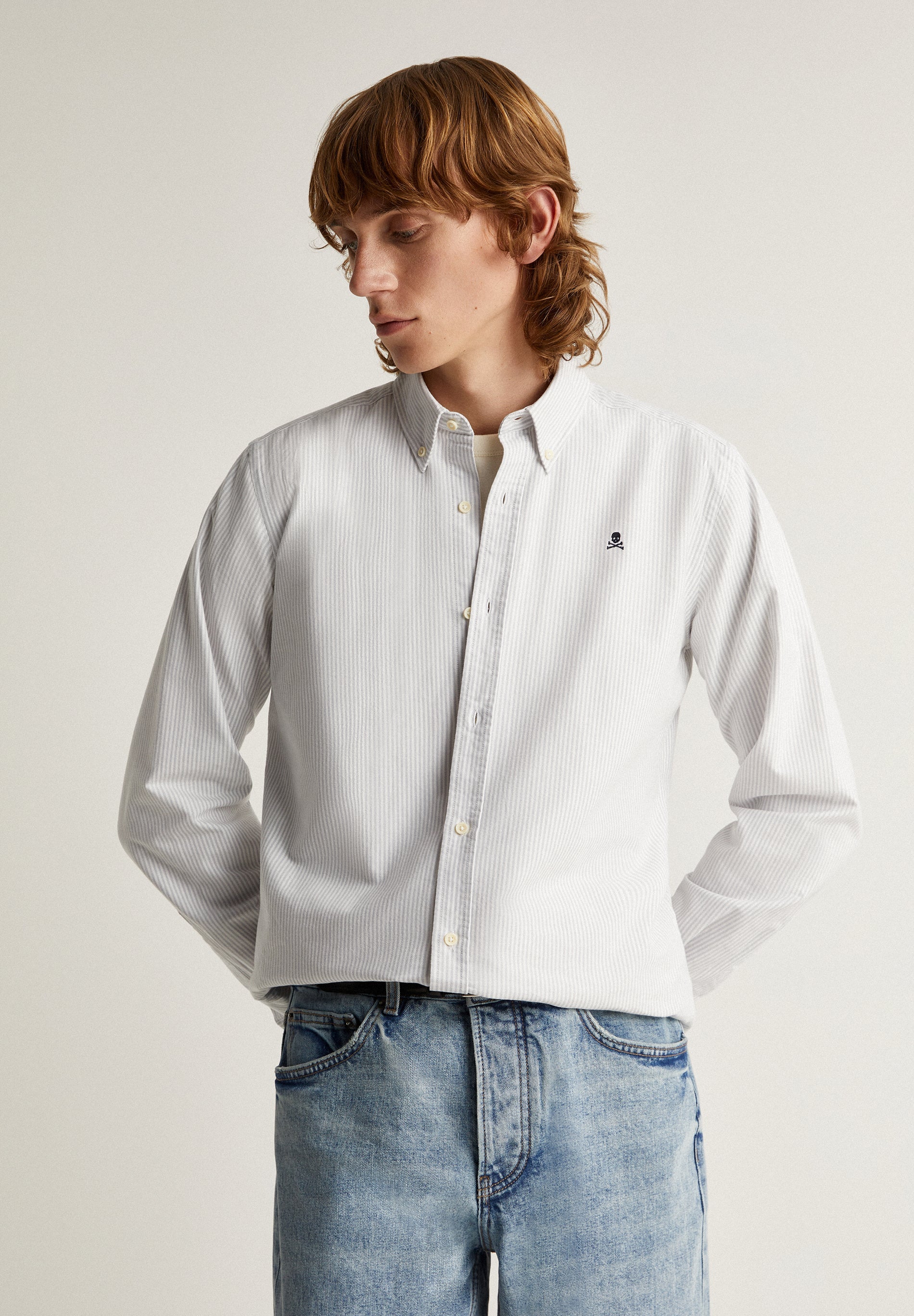 CHEMISE SKULL COL BOUTONS