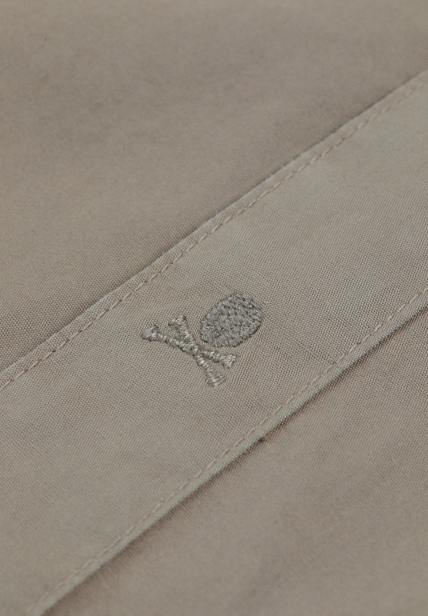 SHIRT WITH SKULL PLACKET