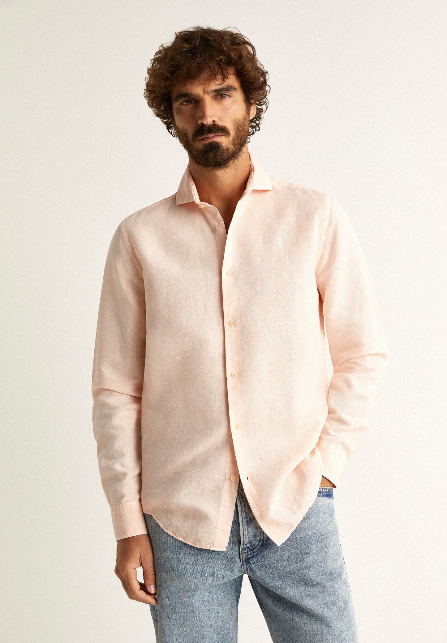 LINEN SKULL SHIRT