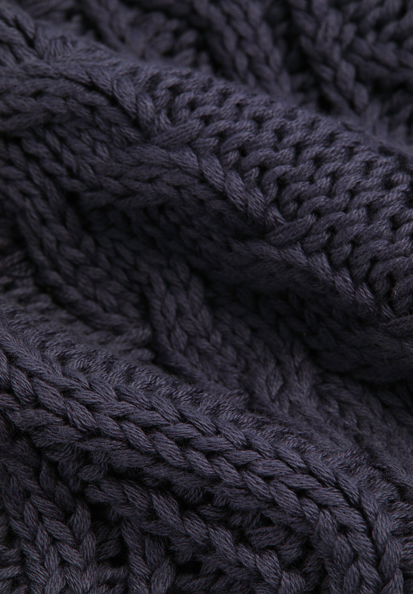 SWEATER WITH CABLE-KNIT DETAILS