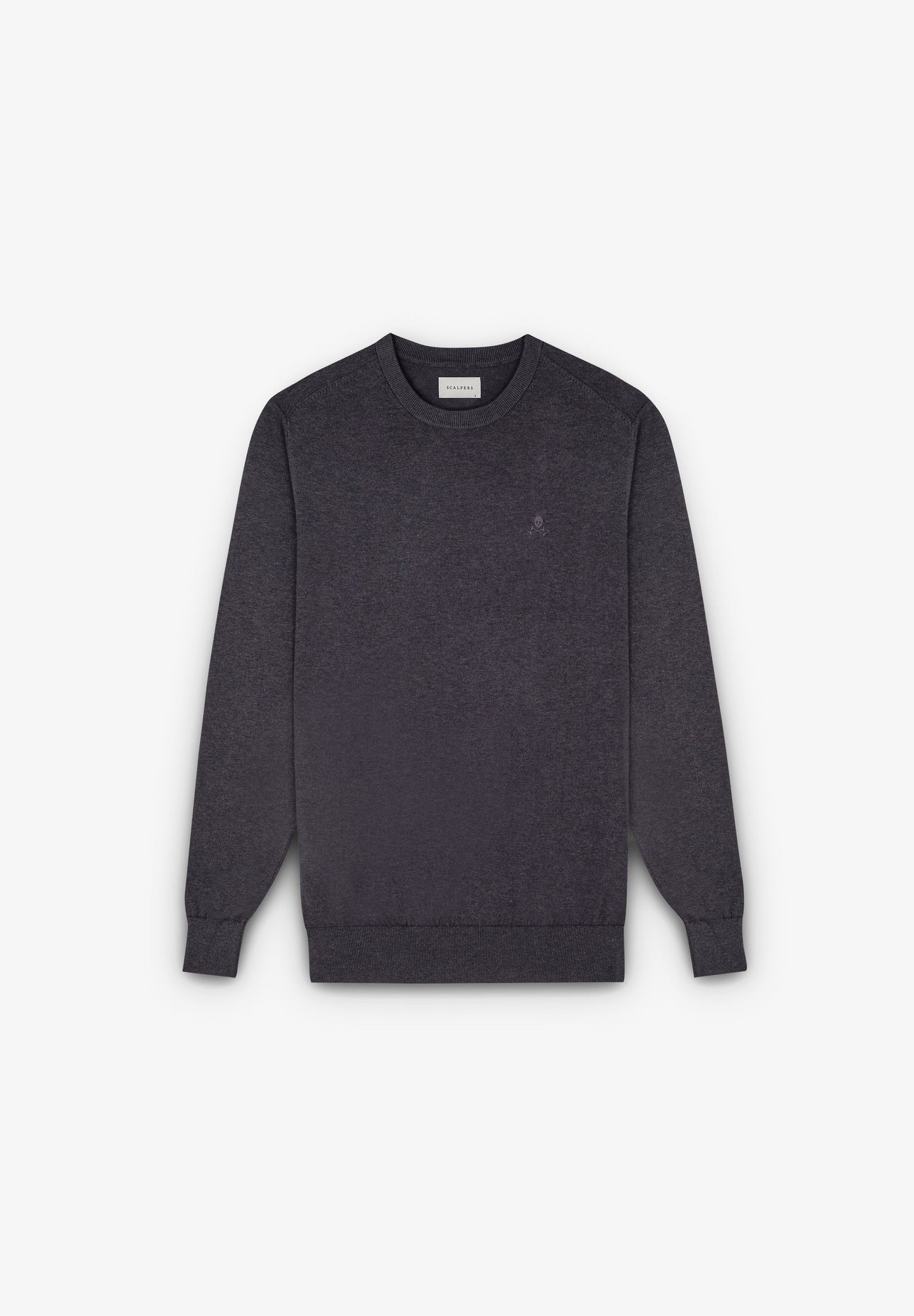 ROUND NECK SWEATER WITH SKULL