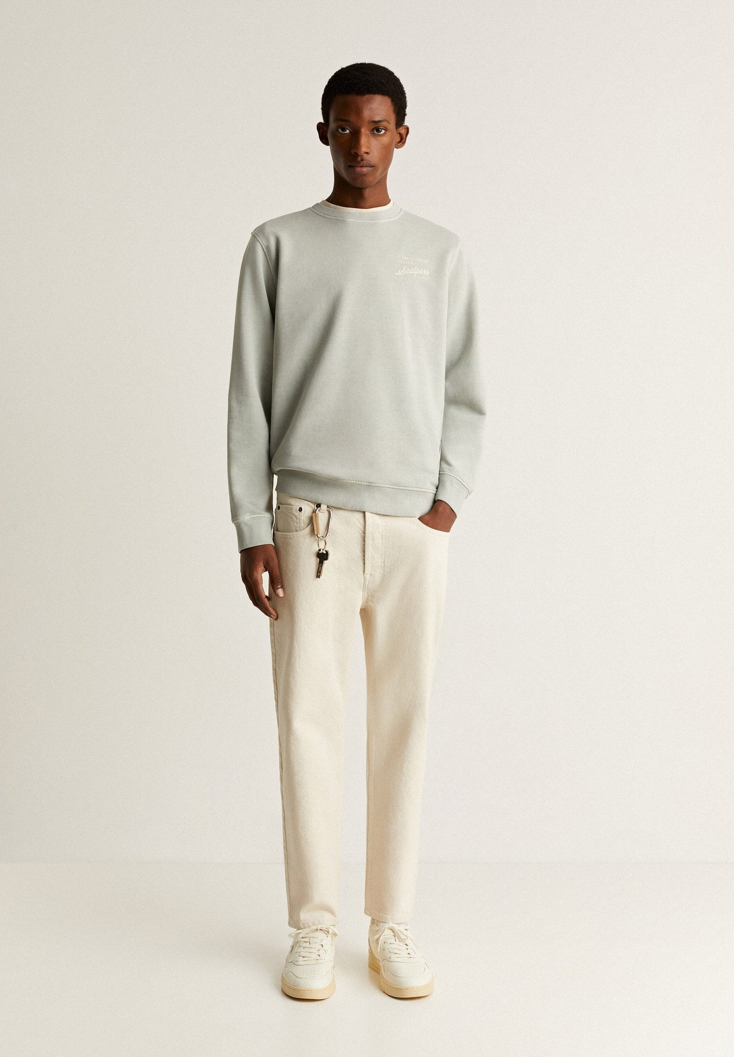 FADED PRINT SWEATSHIRT