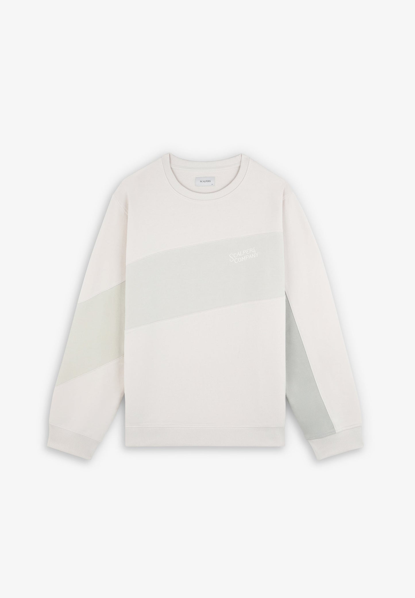 SWEATSHIRT WITH CONTRAST BLOCK DETAIL