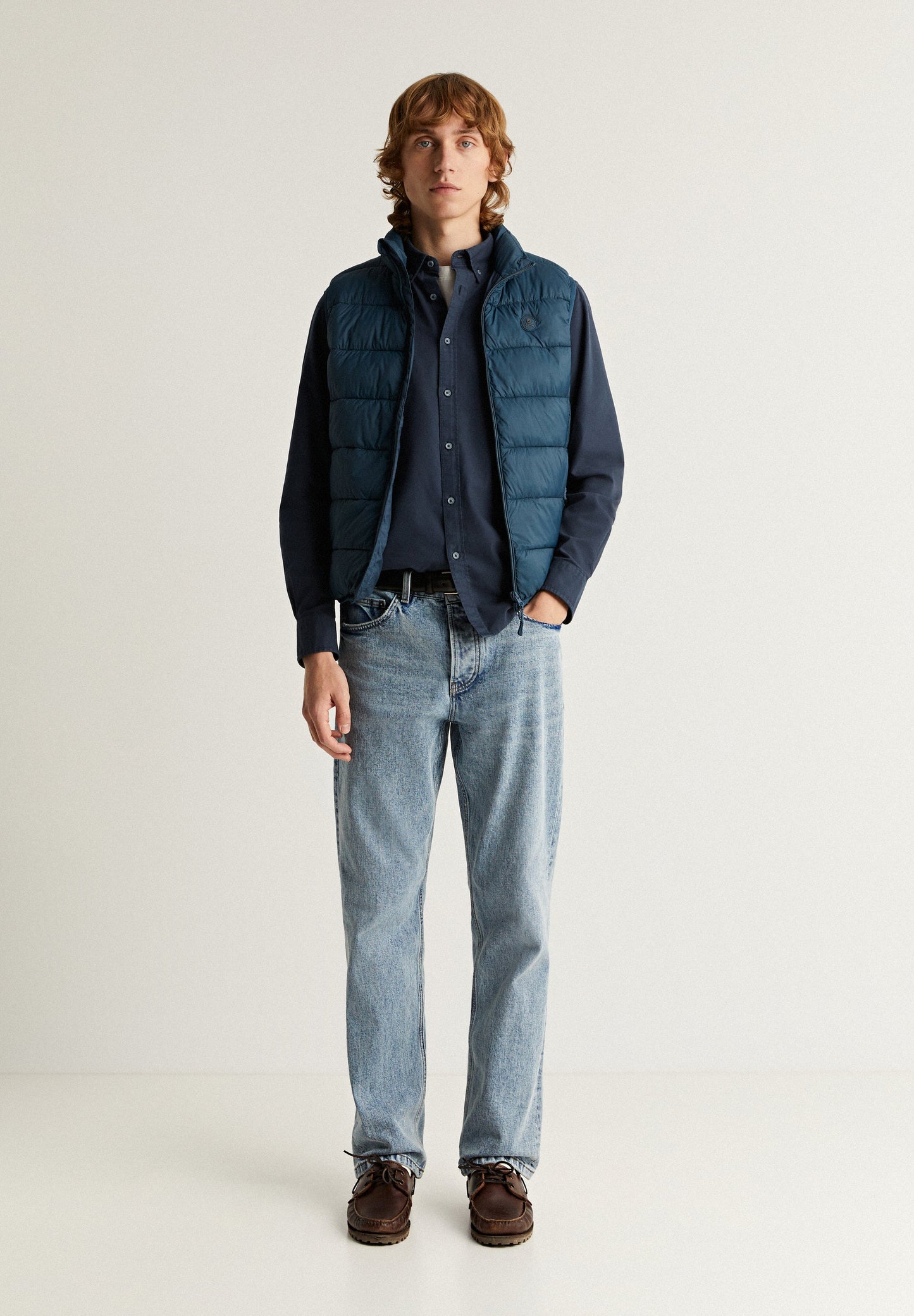 PUFFER VEST WITH SKULL