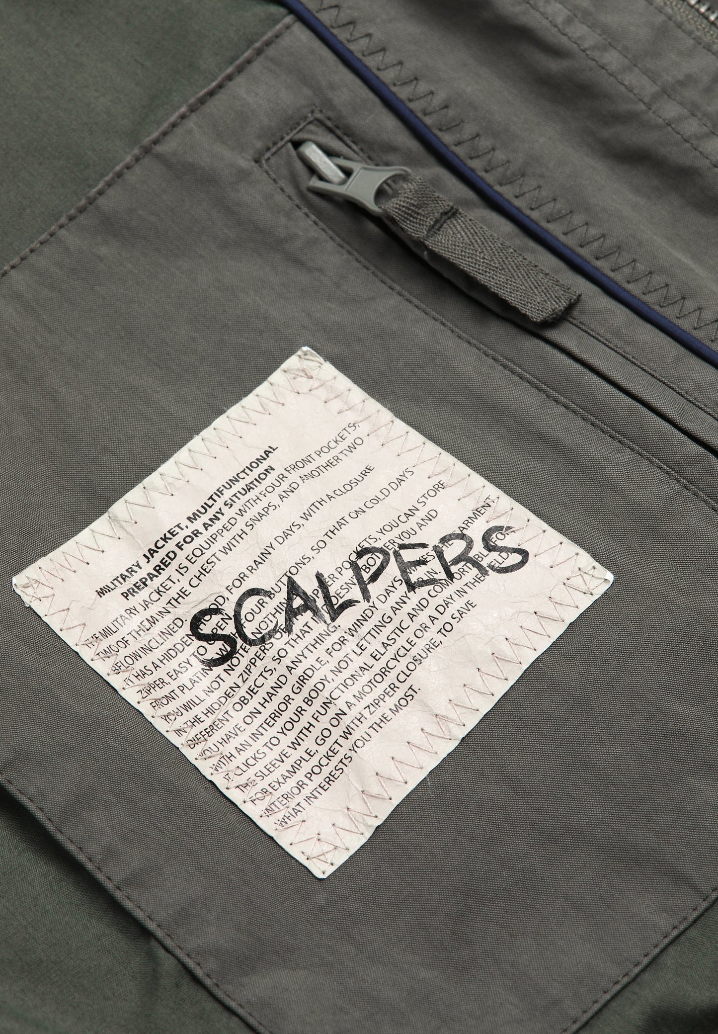 MILITARY JACKET WITH POCKETS