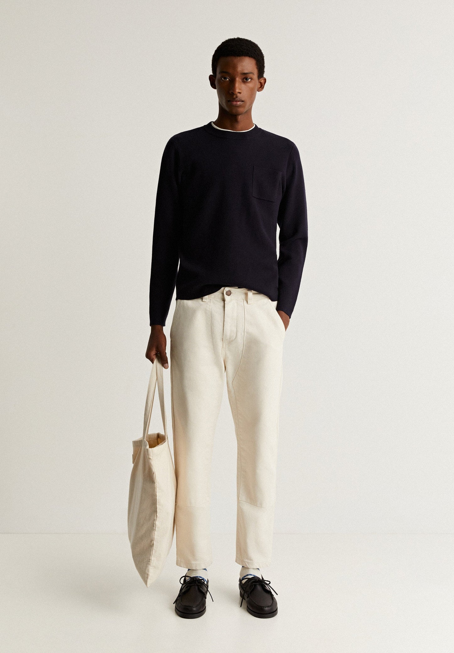 TWILL SEAM TROUSERS