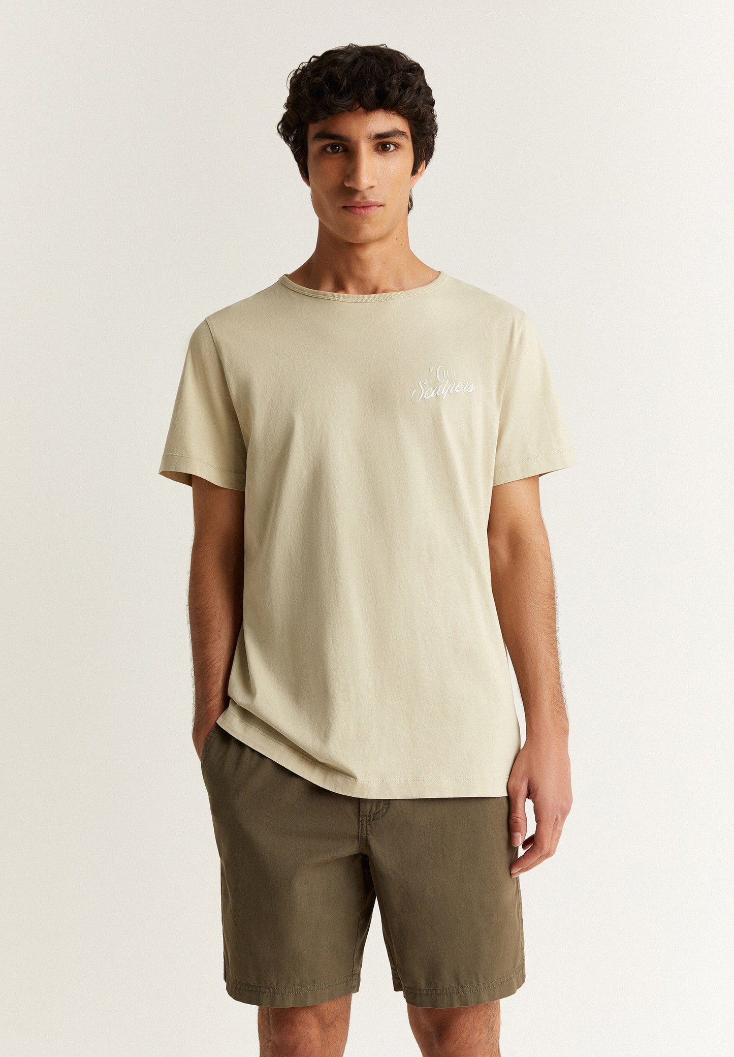 COTTON BERMUDA SHORTS WITH ELASTIC WAIST