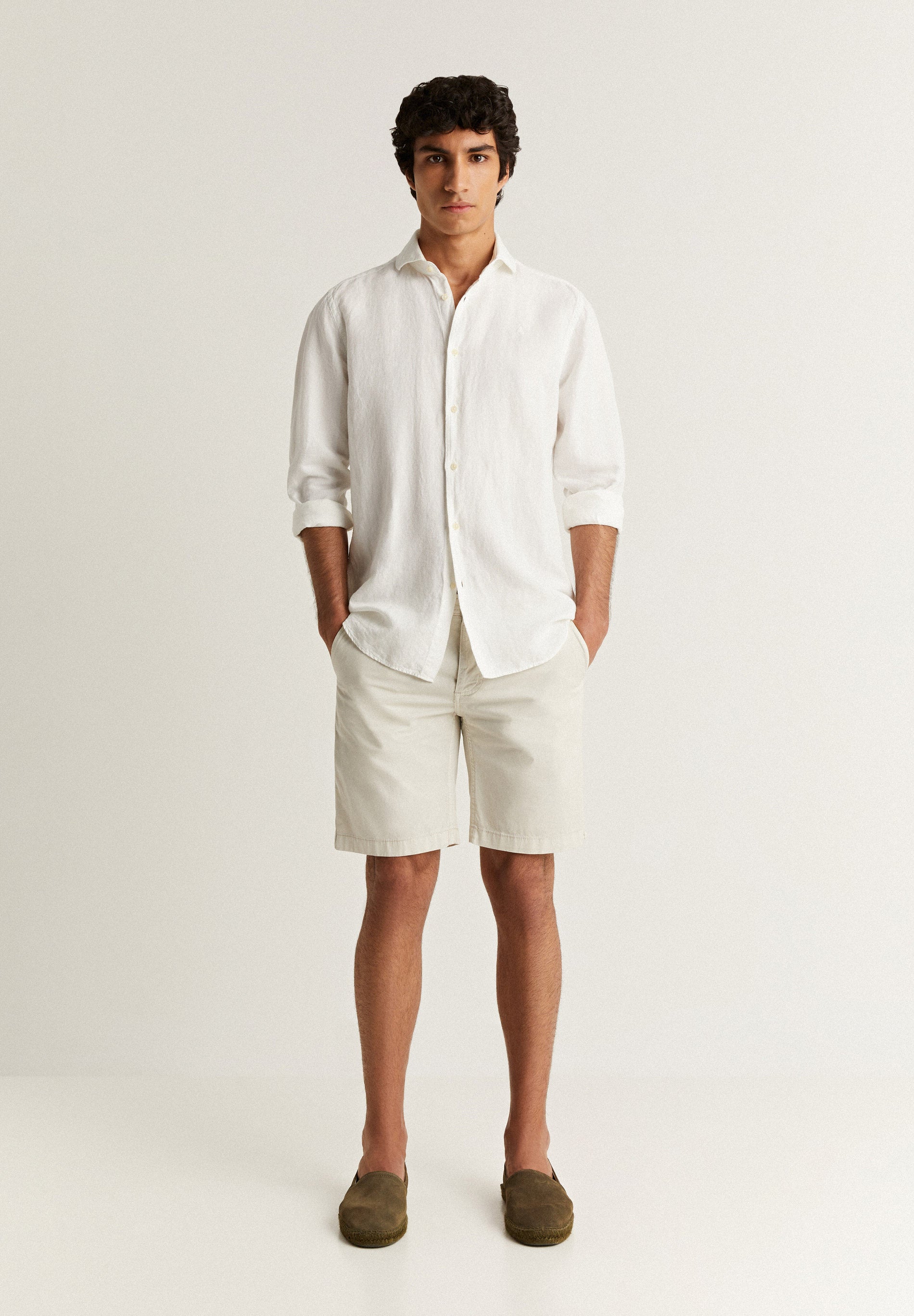 COTTON BERMUDA SHORTS