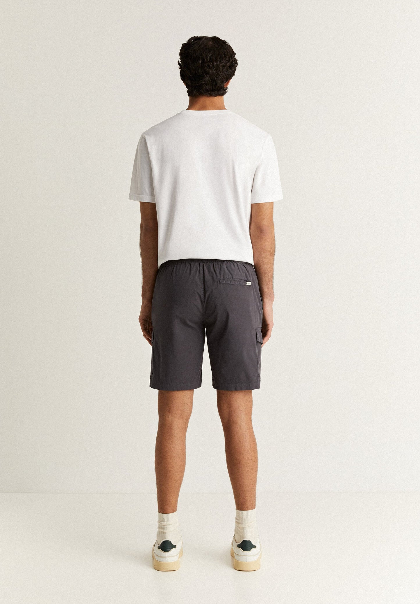 CARGO BERMUDA SHORTS WITH CONTRAST DRAWSTRING