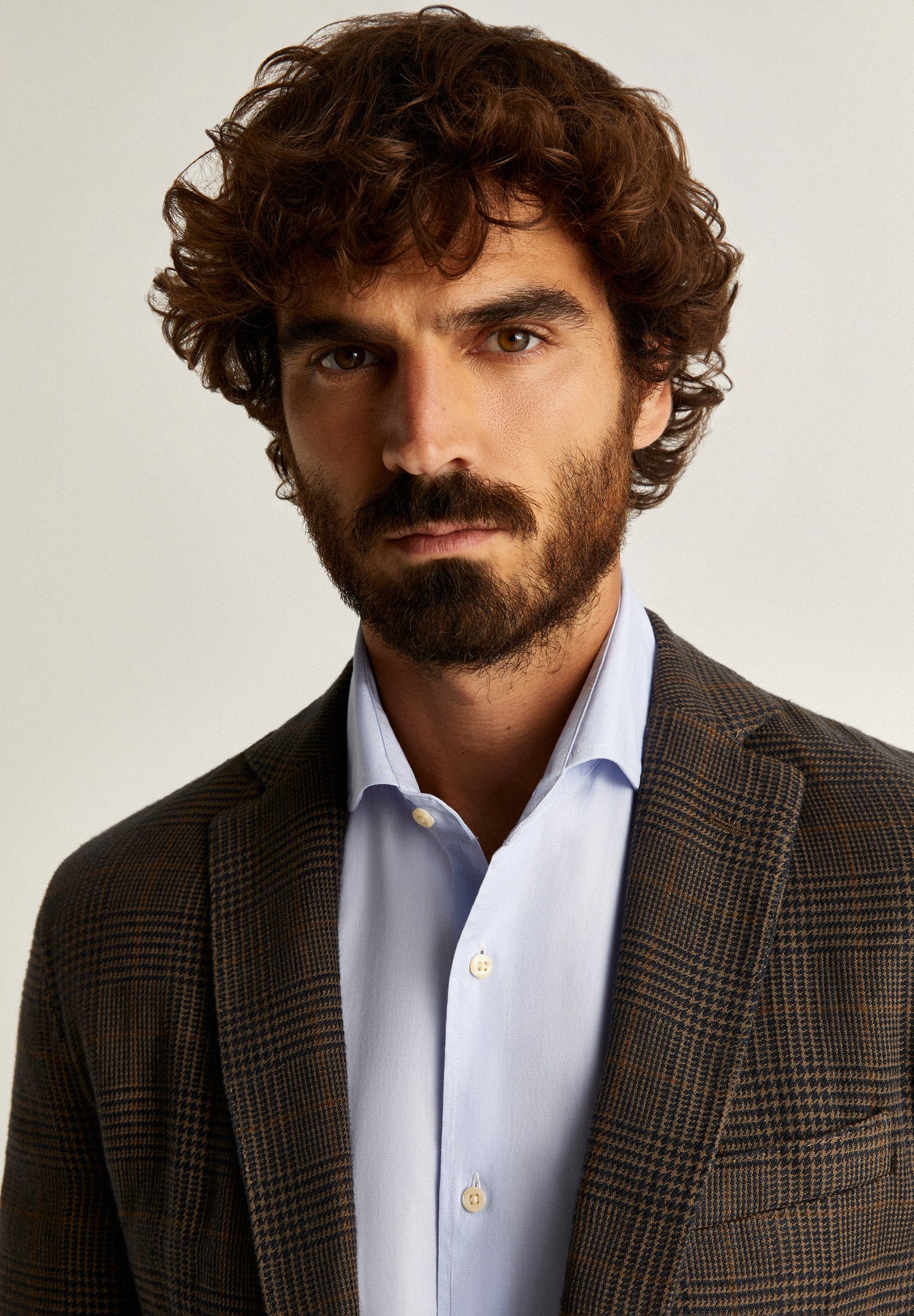 GLEN PLAID LINEN BLAZER