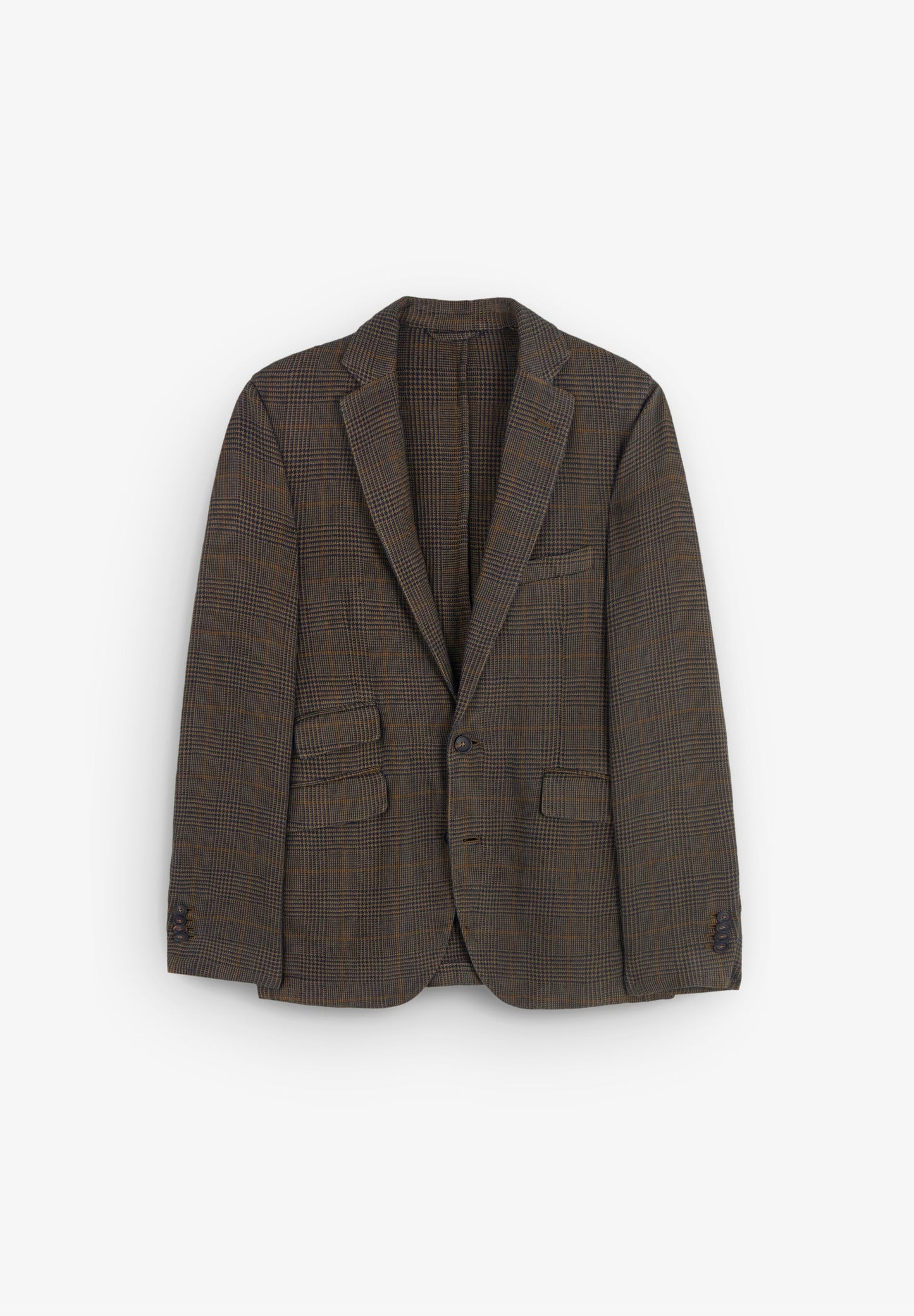 GLEN PLAID LINEN BLAZER