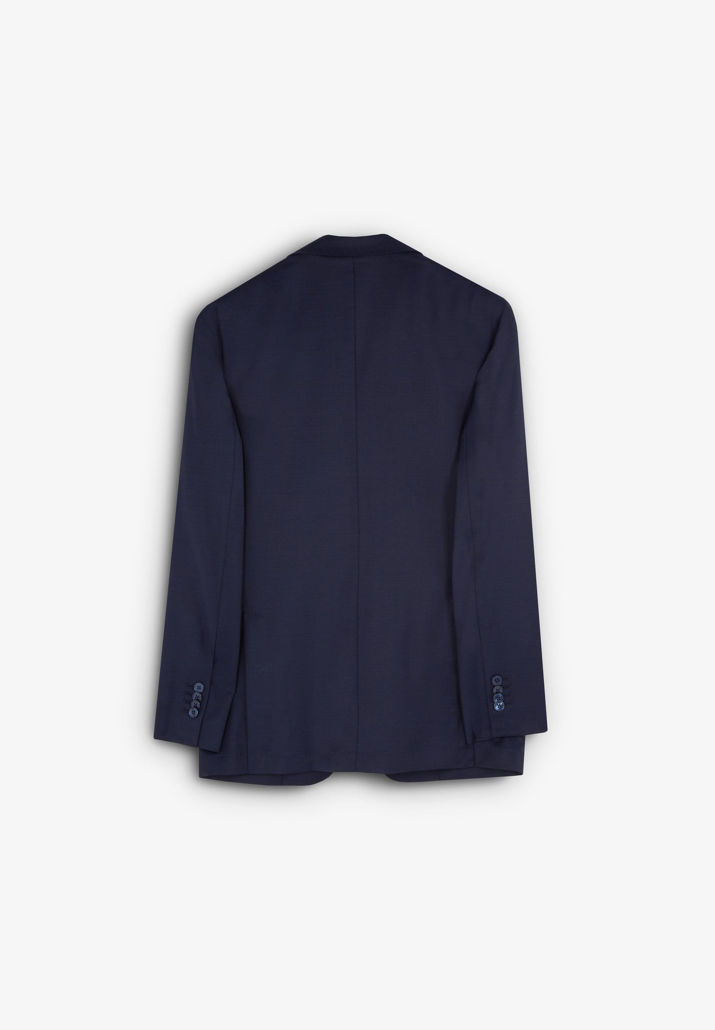 CLASSIC PLAIN-COLOURED NAVY BLUE SUIT