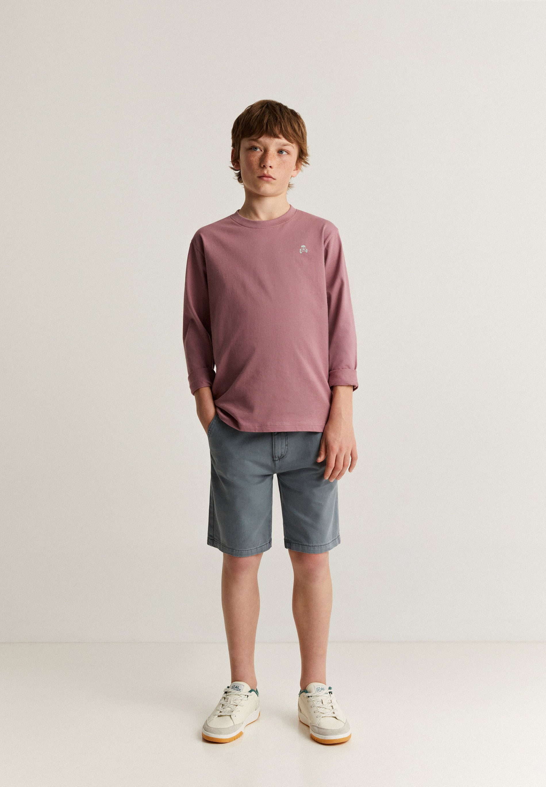 COTTON BERMUDA SHORTS