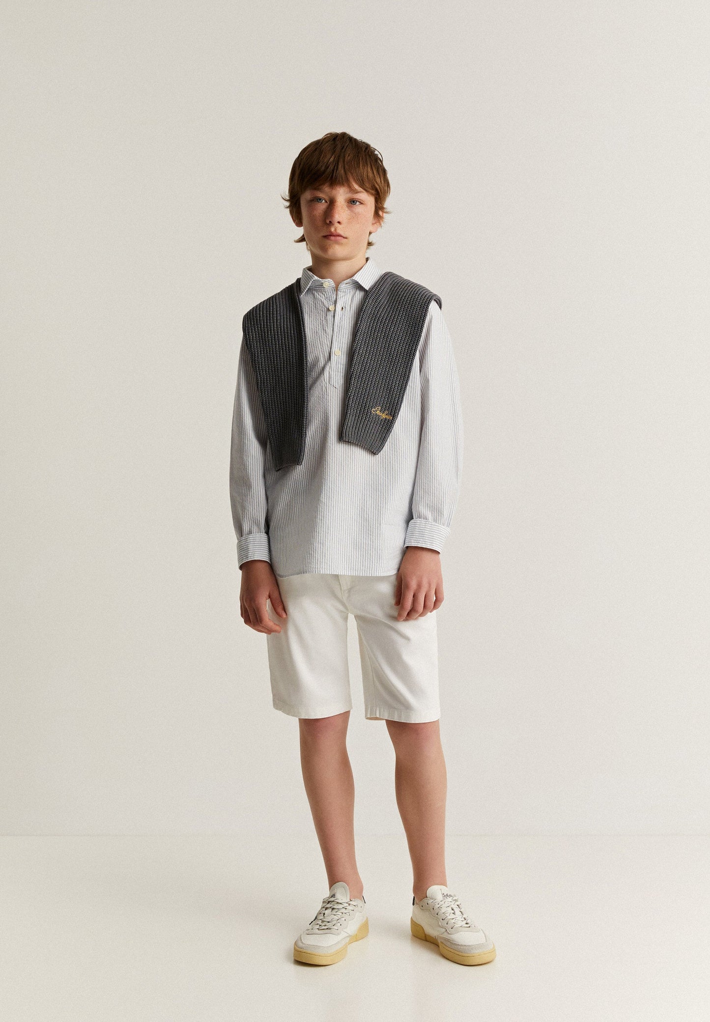 COTTON BERMUDA SHORTS