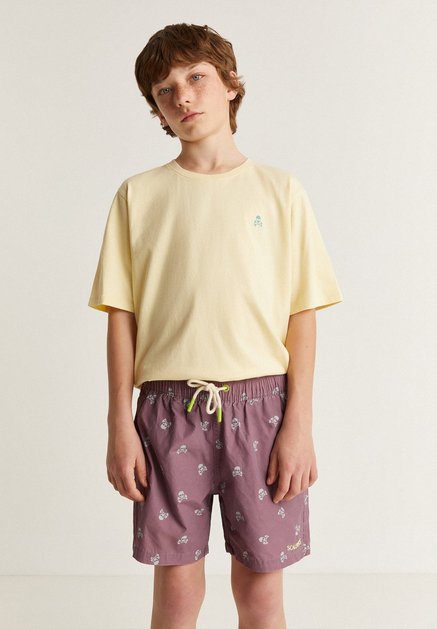 CLASSIC SWIMMING TRUNKS WITH SKULLS