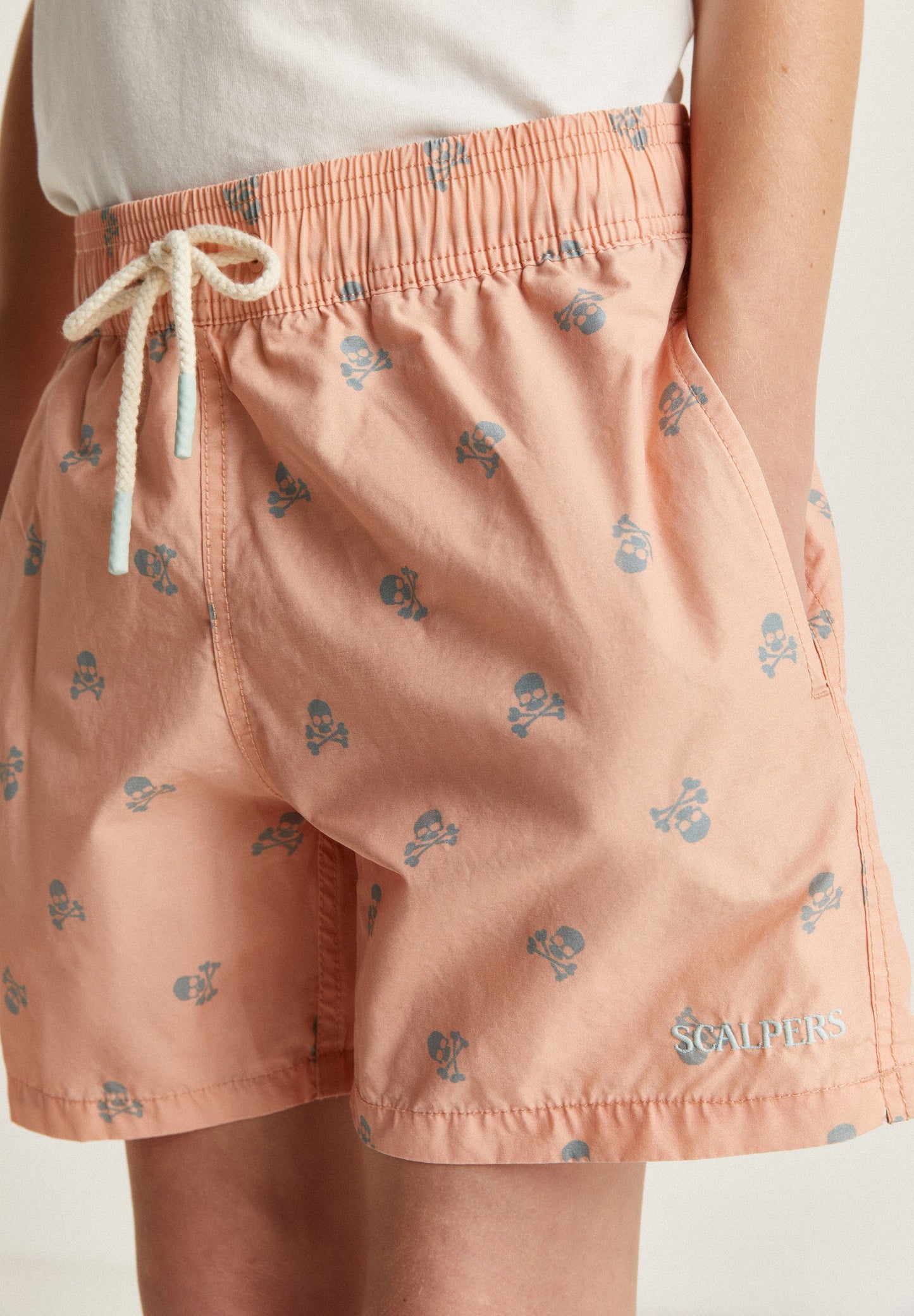 CLASSIC SWIMMING TRUNKS WITH SKULLS