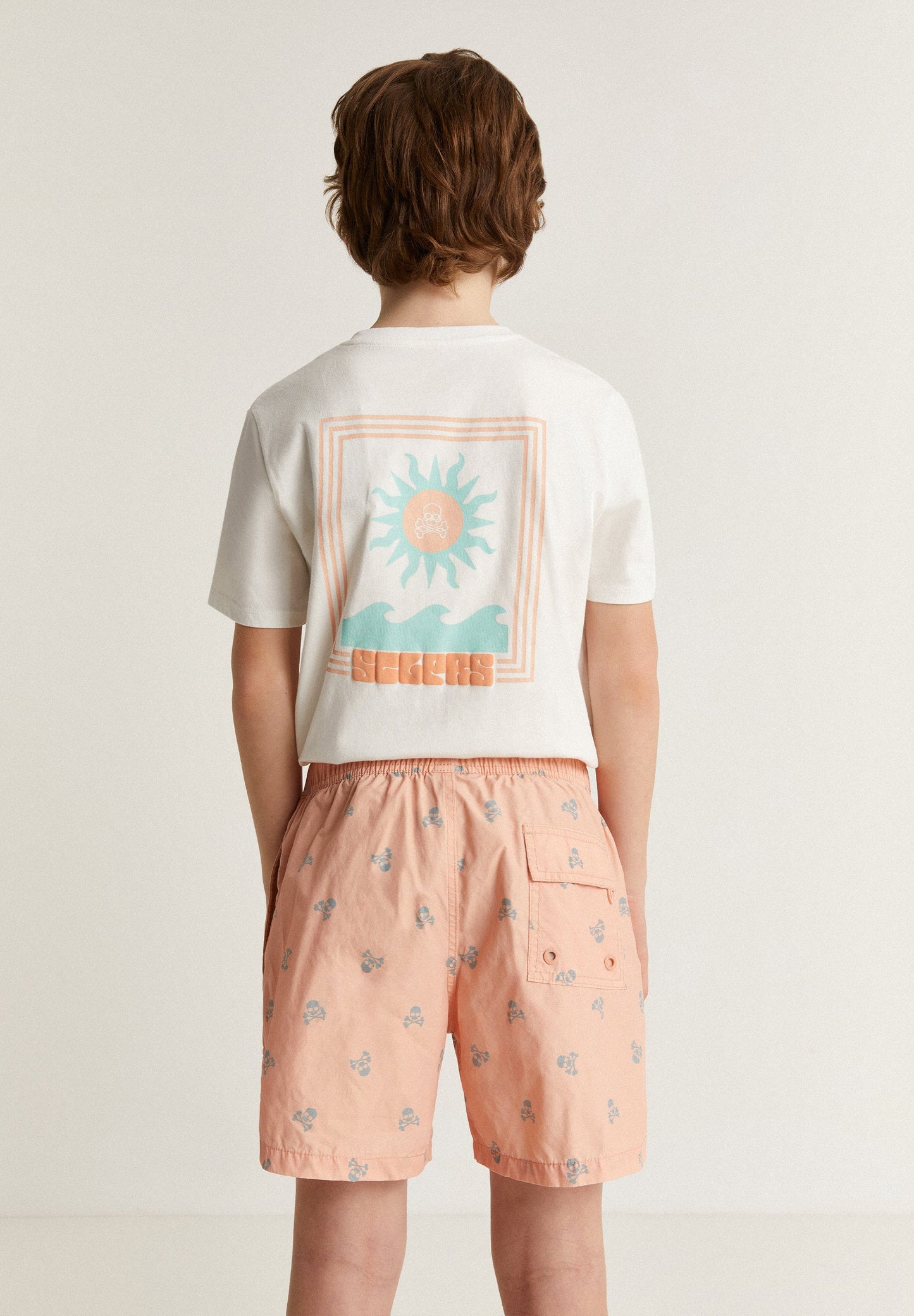 CLASSIC SWIMMING TRUNKS WITH SKULLS