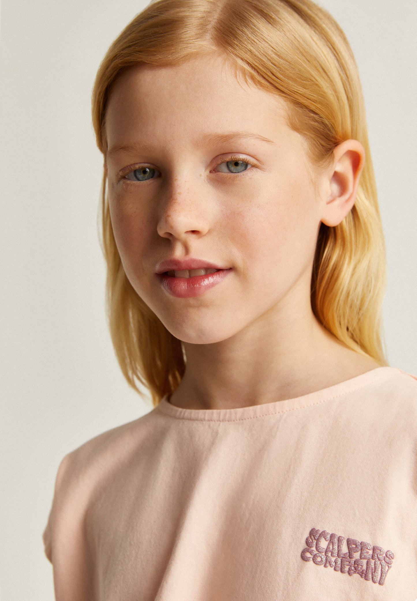 GLITTER LOGO T-SHIRT WITH KNOT