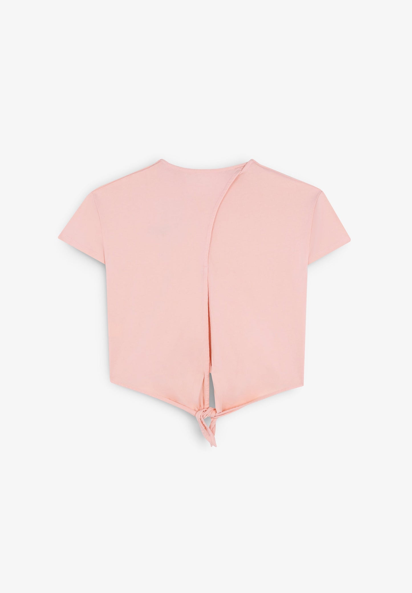 GLITTER LOGO T-SHIRT WITH KNOT