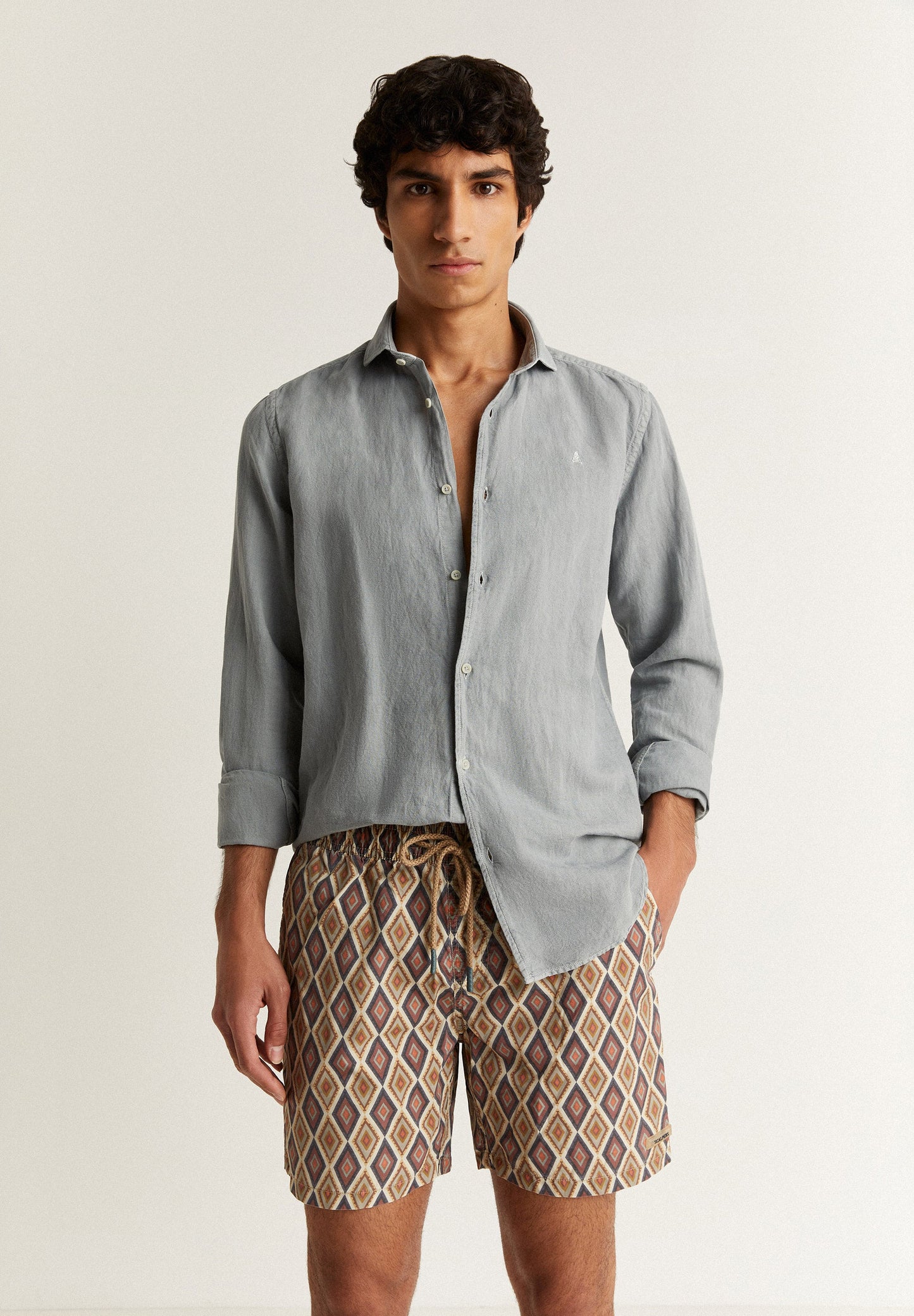 ETHNIC PRINT SWIMMING COSTUME