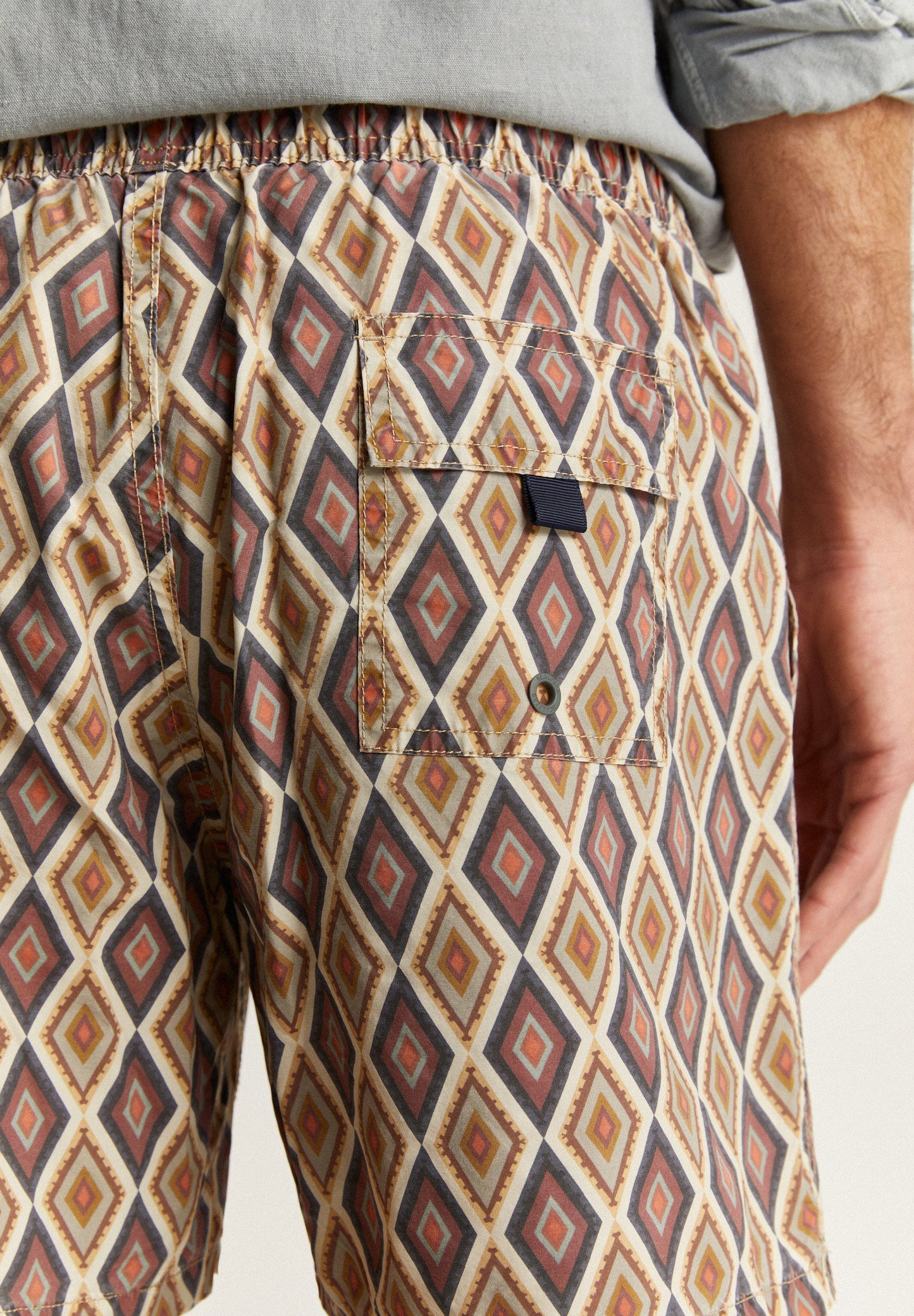 ETHNIC PRINT SWIMMING COSTUME