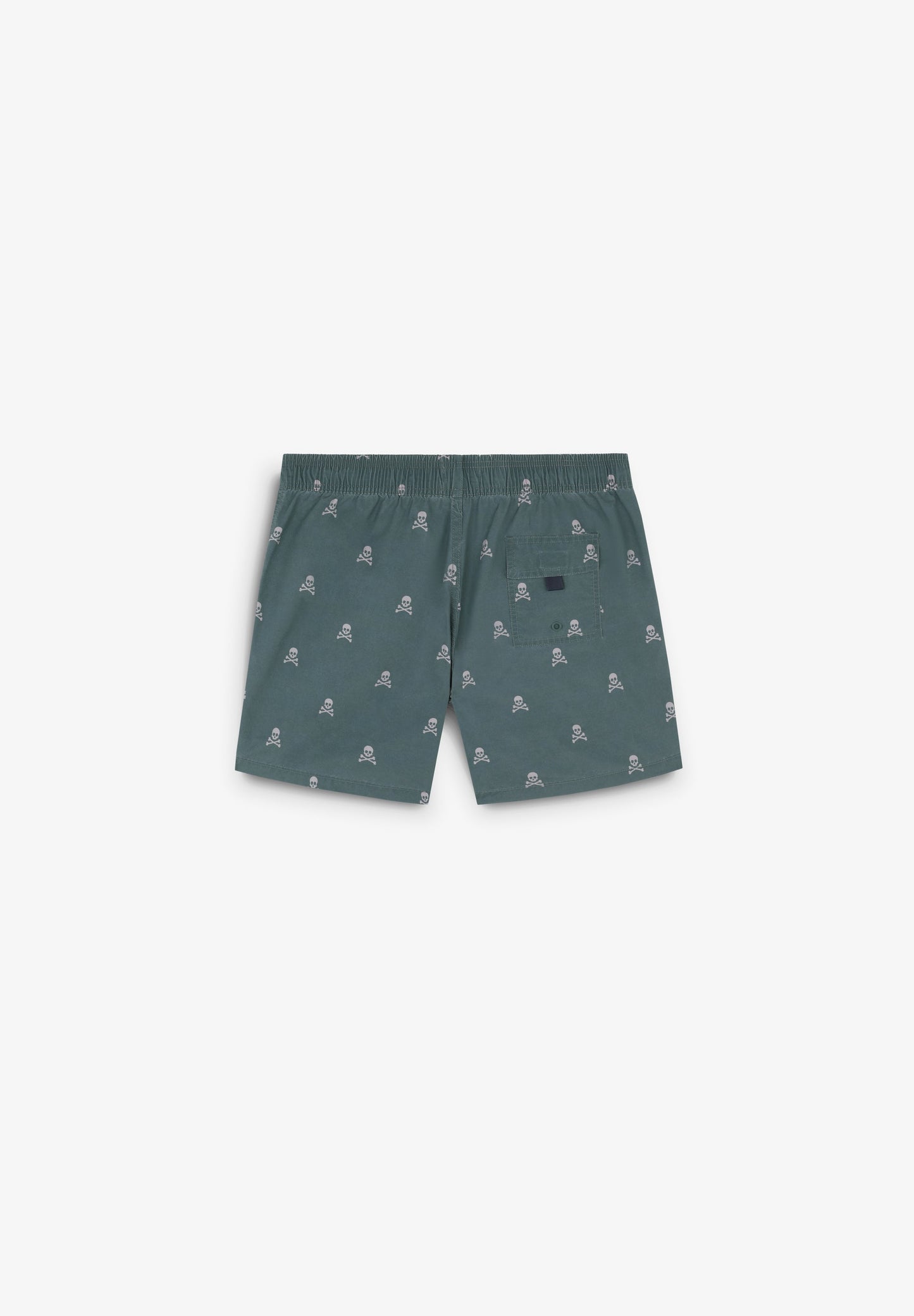 SWIMMING TRUNKS WITH ALL-OVER SKULLS