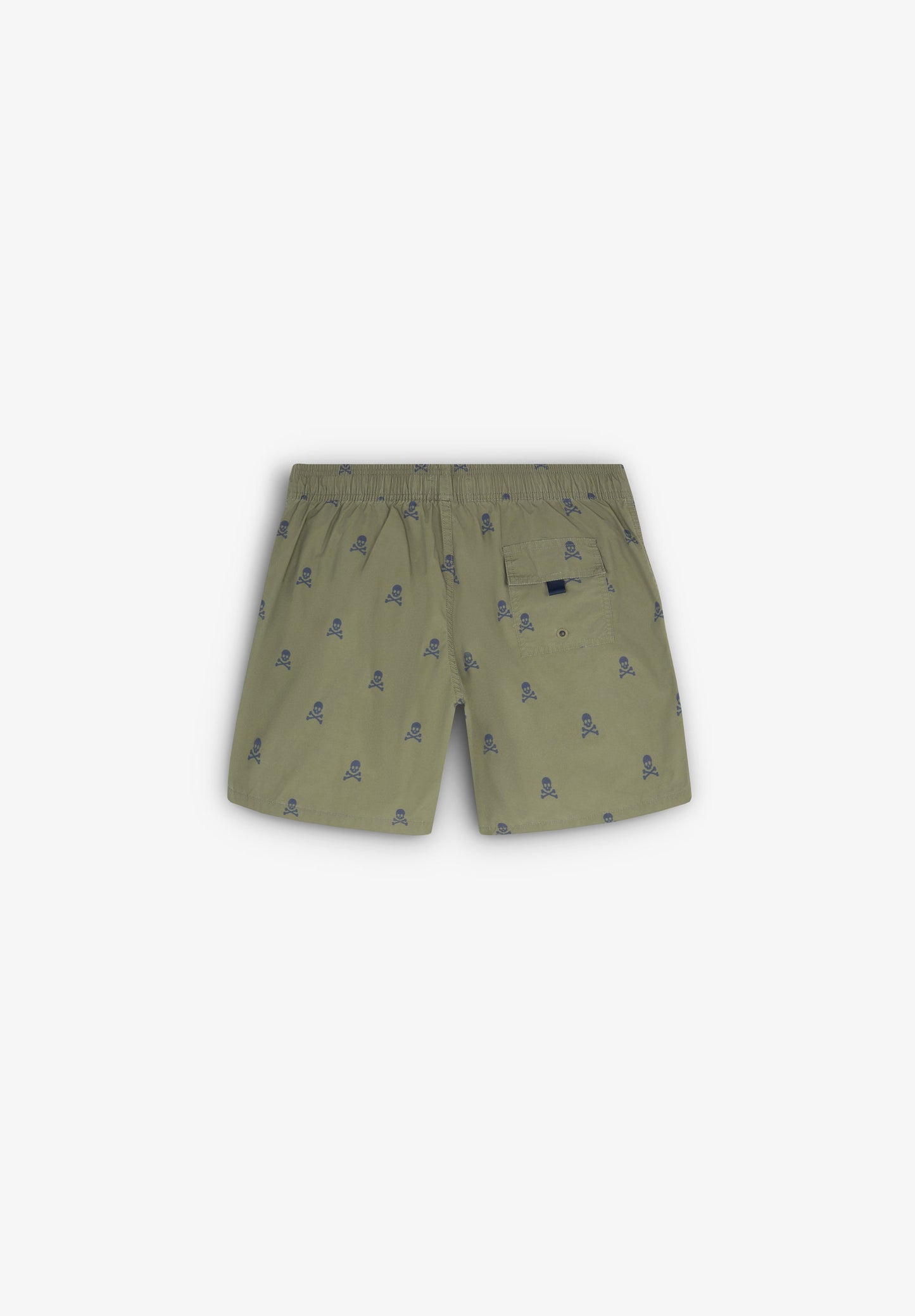 SWIMMING TRUNKS WITH ALL-OVER SKULLS