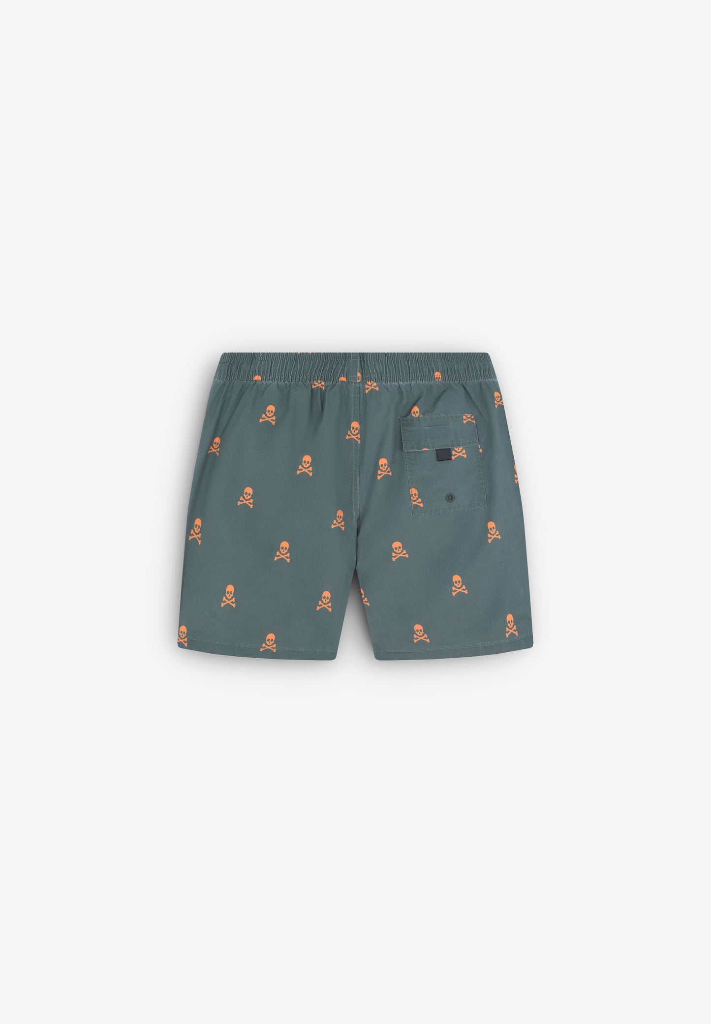 SWIMMING TRUNKS WITH ALL-OVER NEON SKULLS