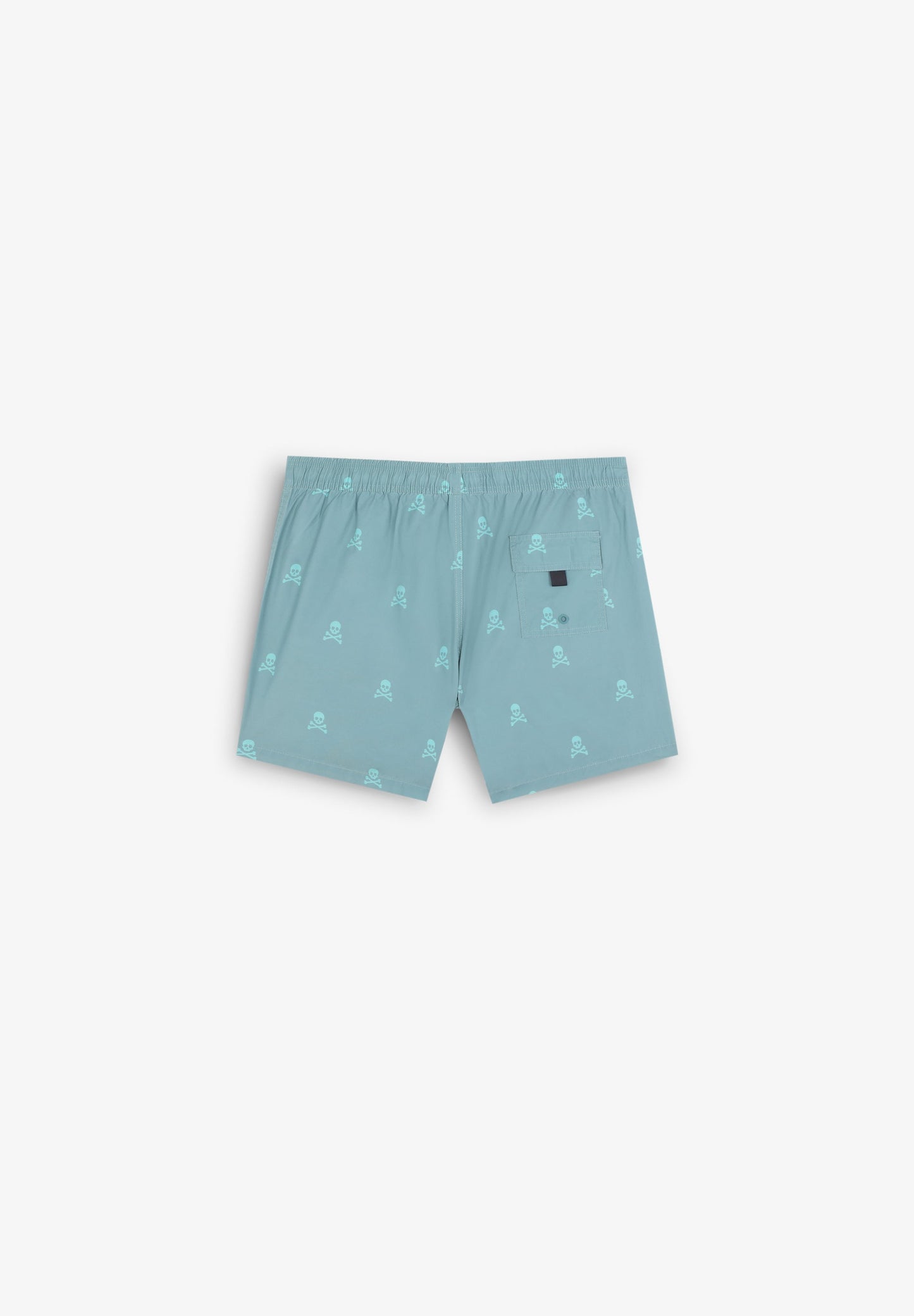 SWIMMING TRUNKS WITH ALL-OVER NEON SKULLS
