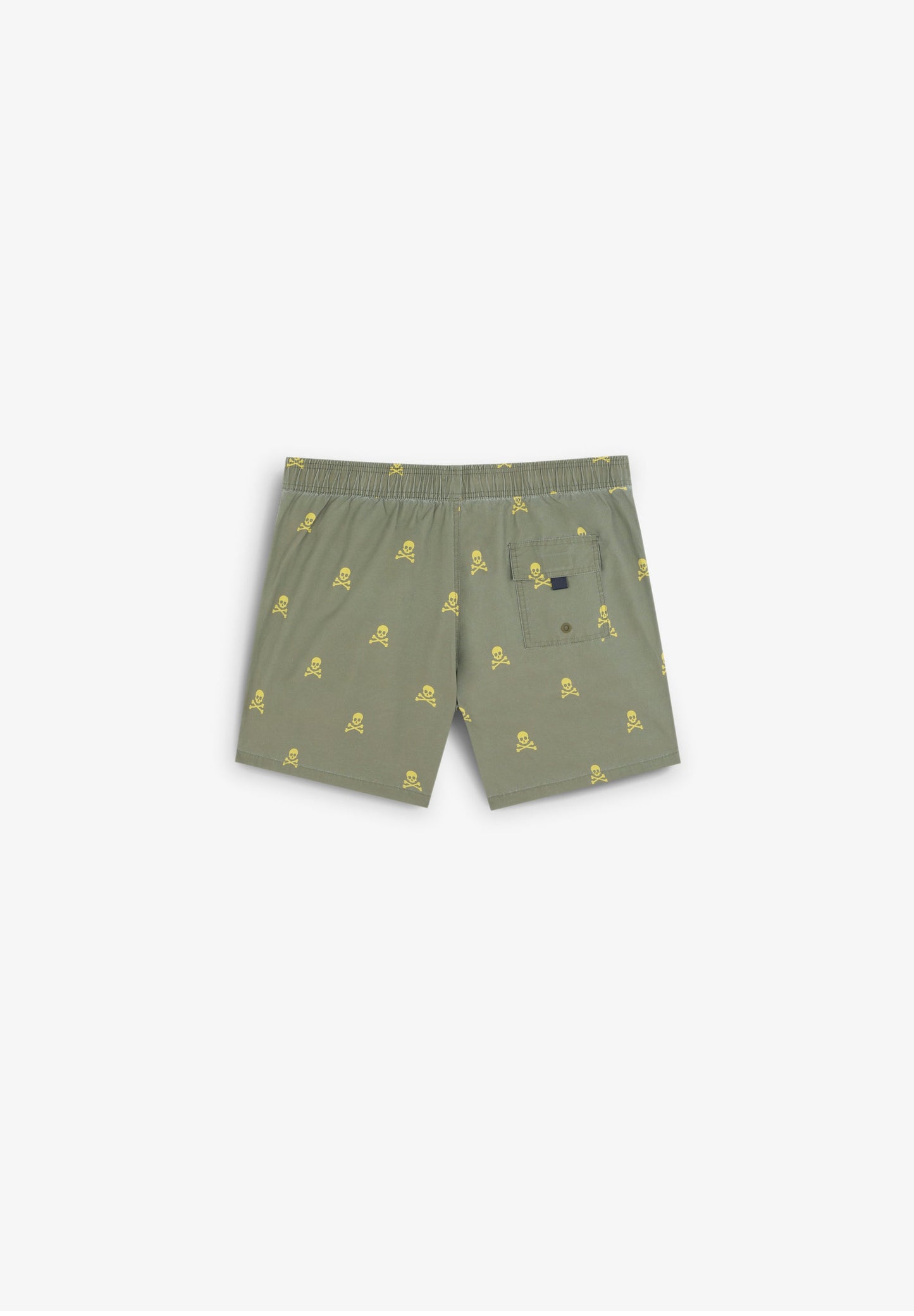 SWIMMING TRUNKS WITH ALL-OVER NEON SKULLS