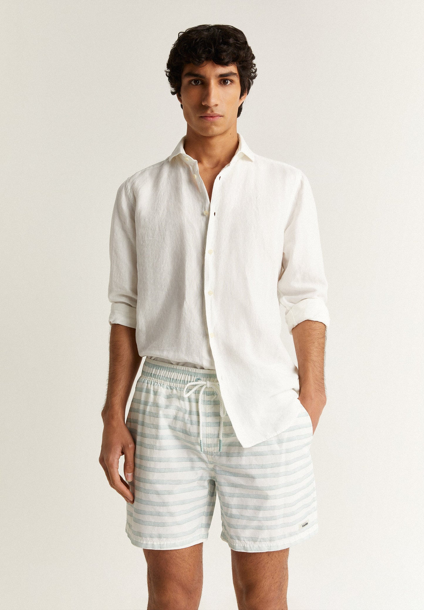 STRIPED SWIMMING SUIT