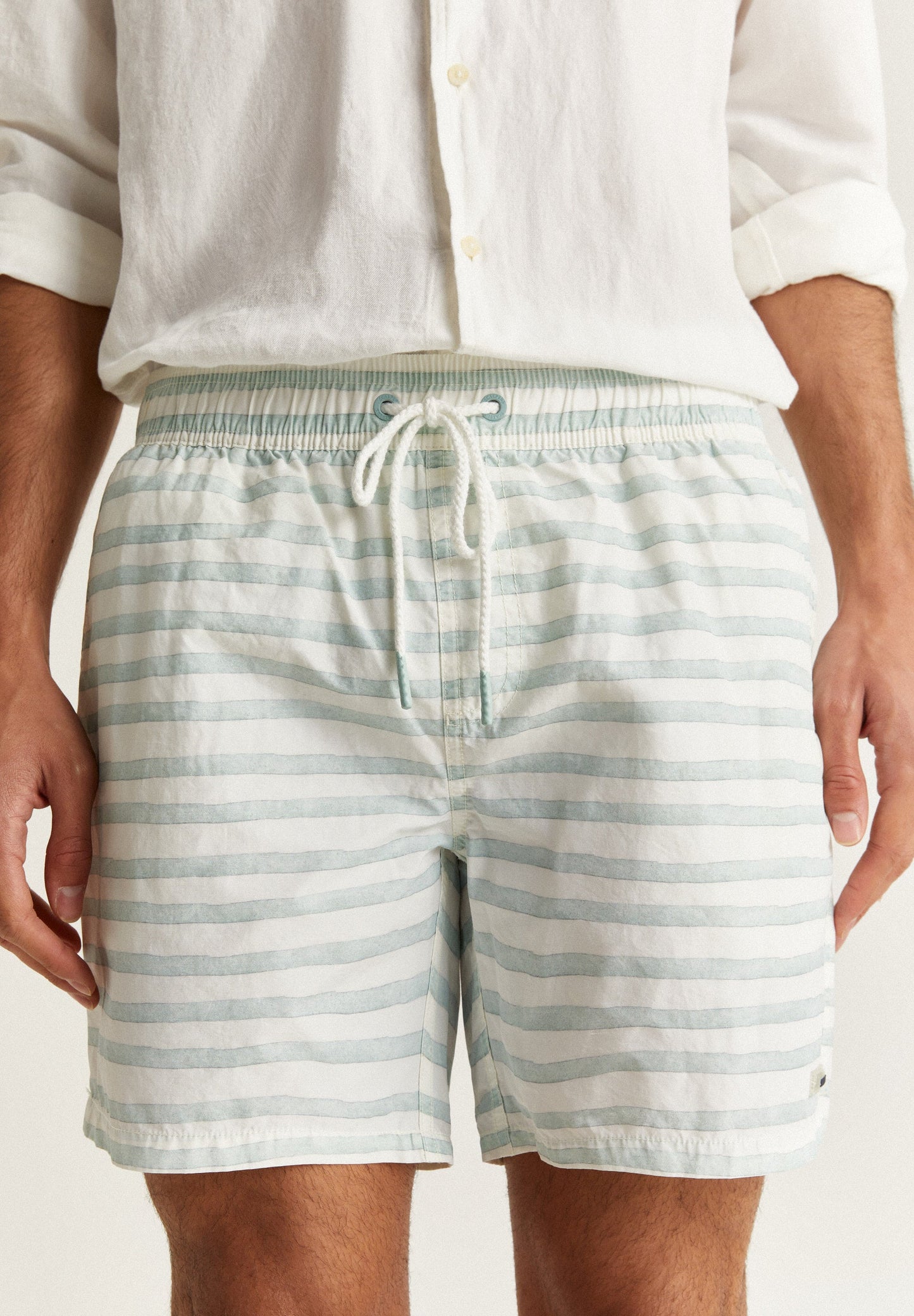 STRIPED SWIMMING SUIT