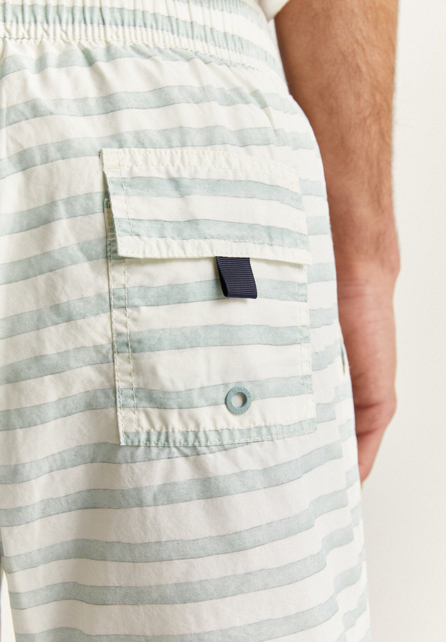 STRIPED SWIMMING SUIT