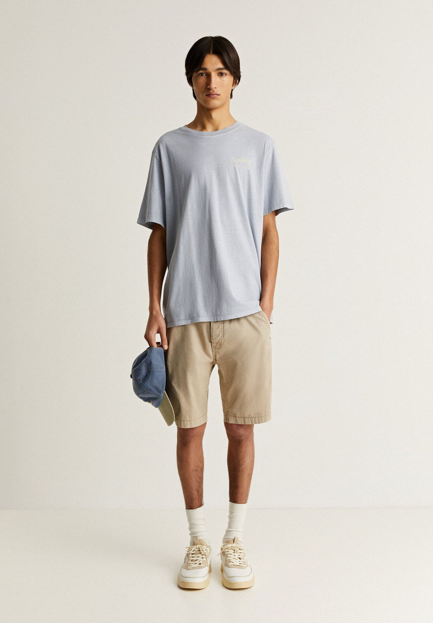 CONTRAST PRINT T-SHIRT