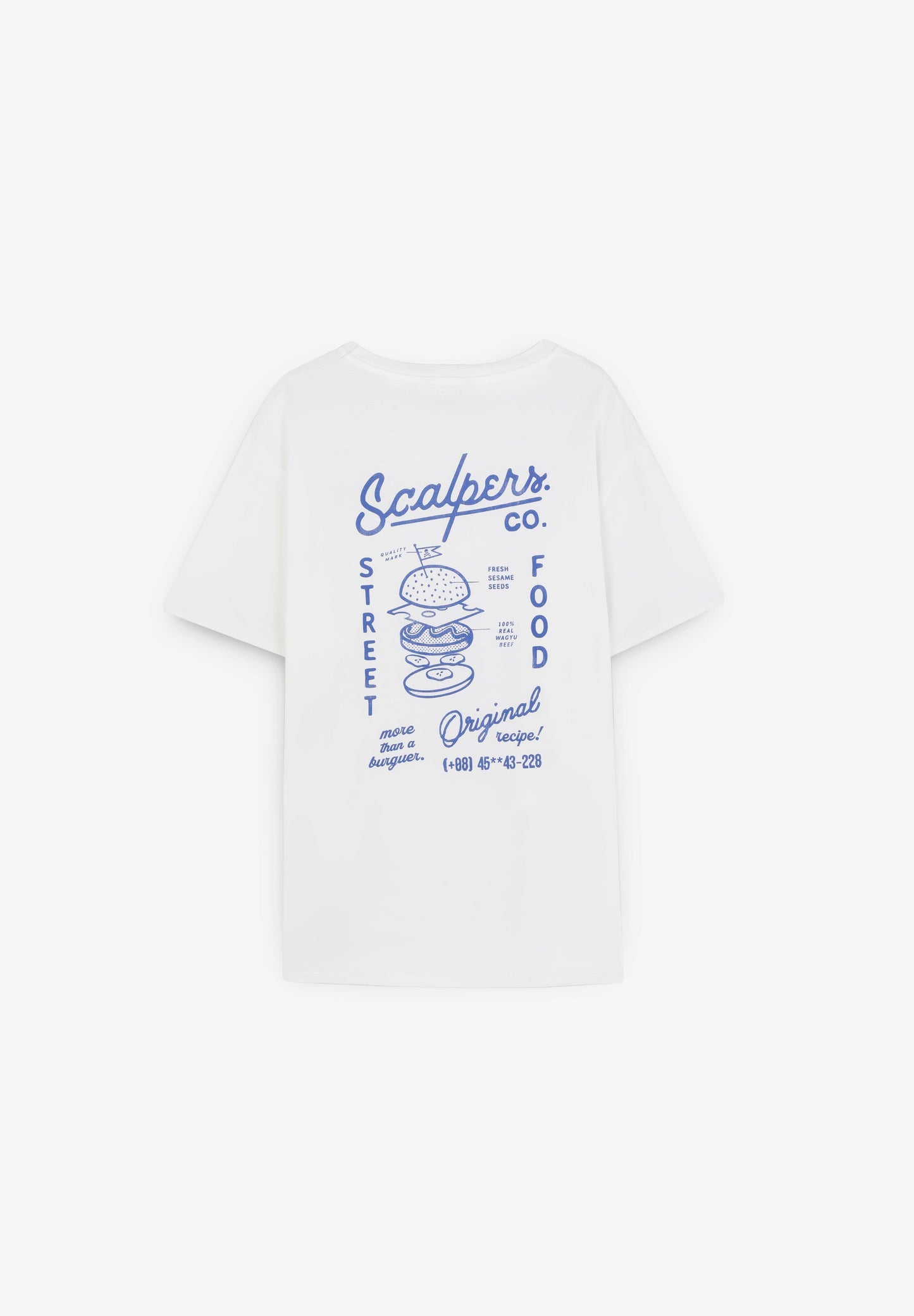 CONTRAST PRINT T-SHIRT