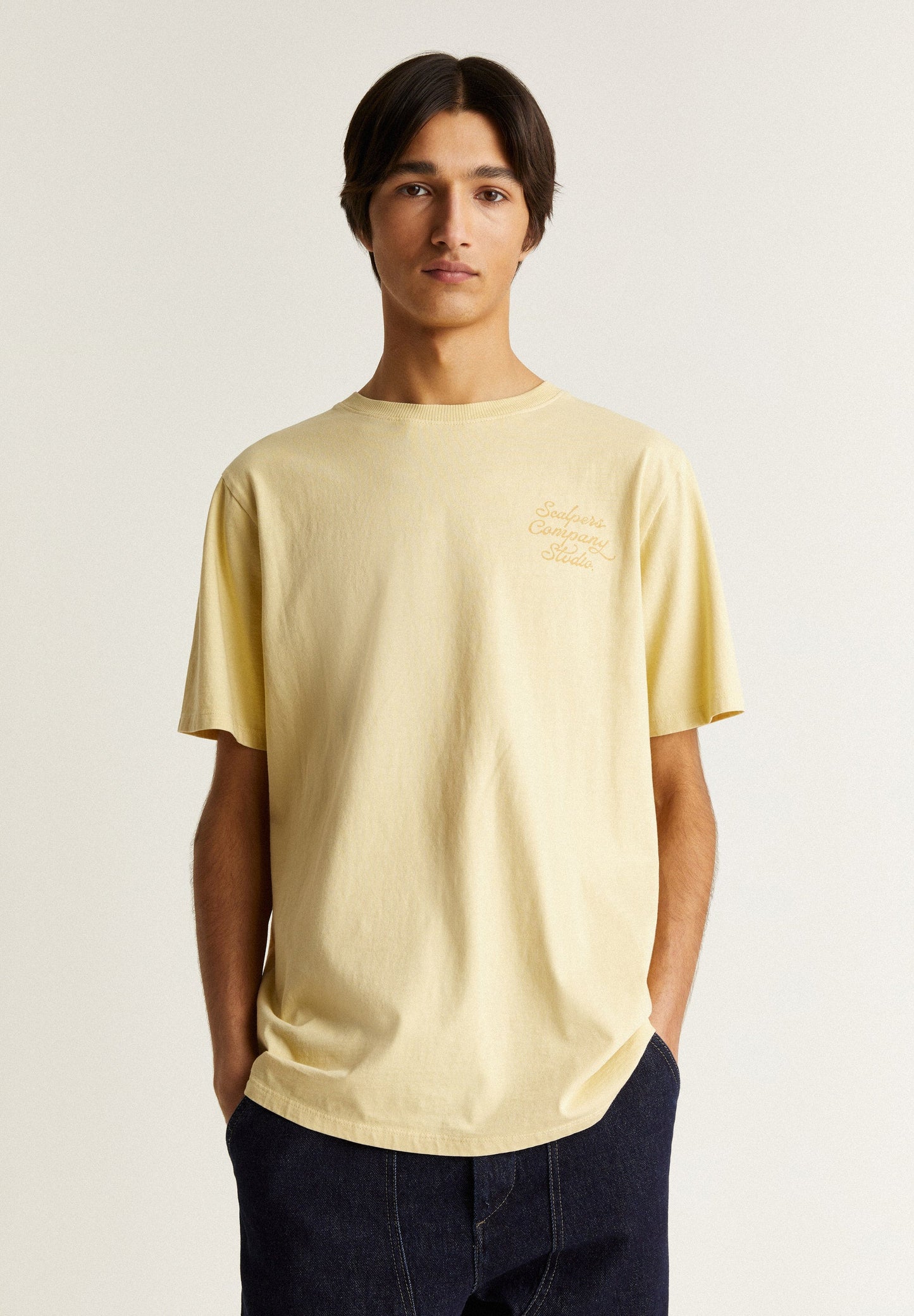 FADED EFFECT PRINT T-SHIRT